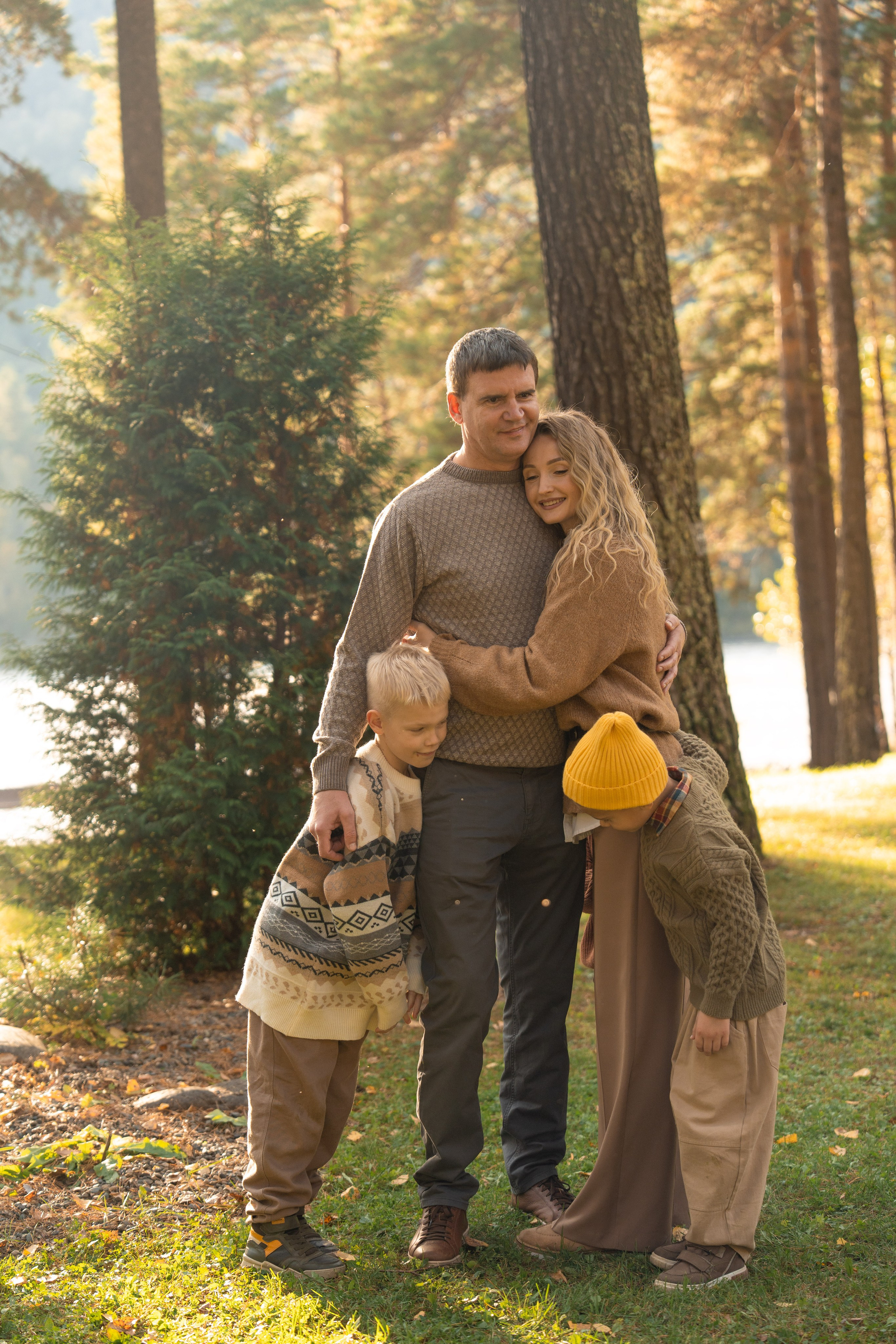Семейная фотосессия в Москве для большой семьи. Свадебный фотограф в Москве Анна Полушина