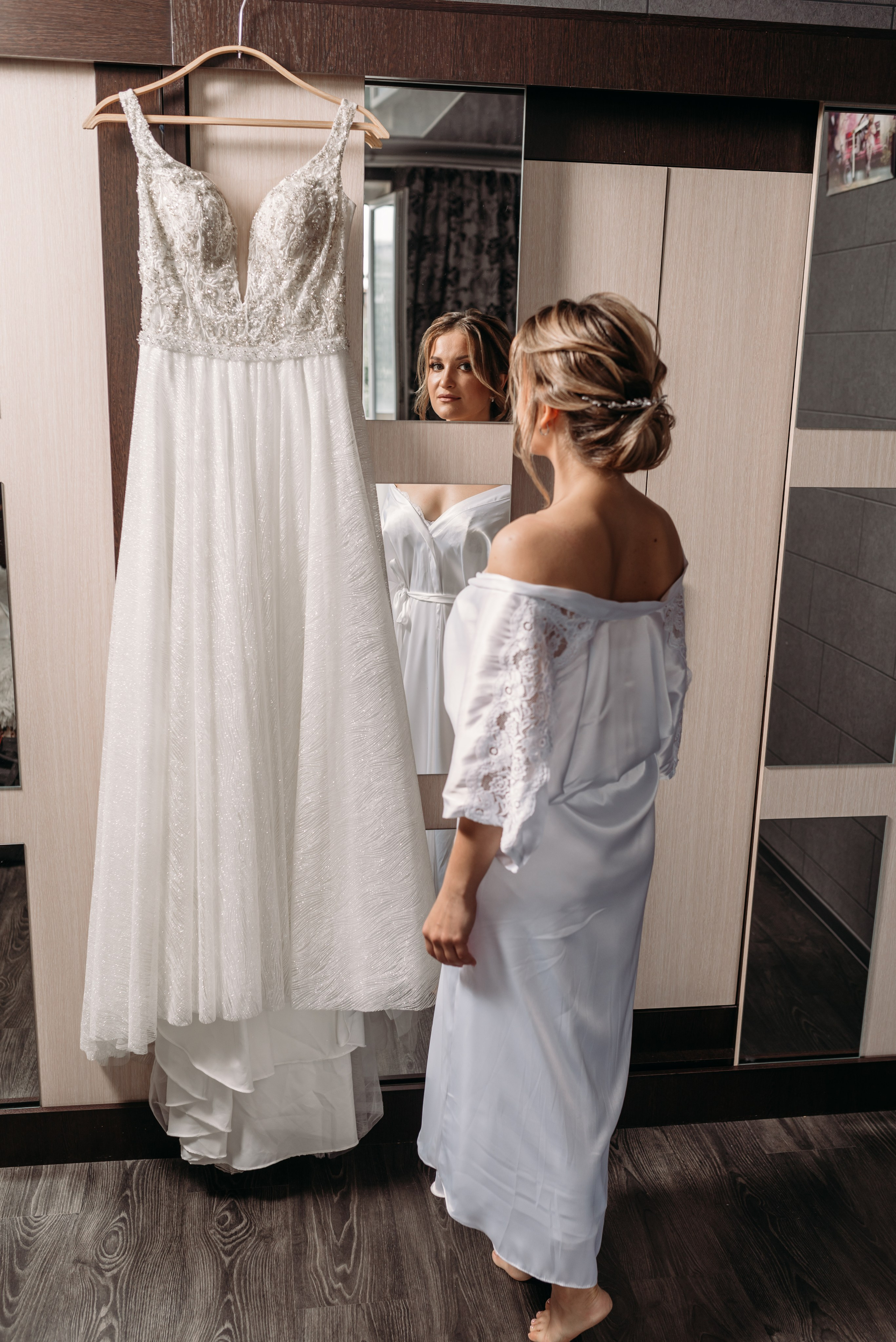 Сборы невесты. Свадебная съёмка в Москве