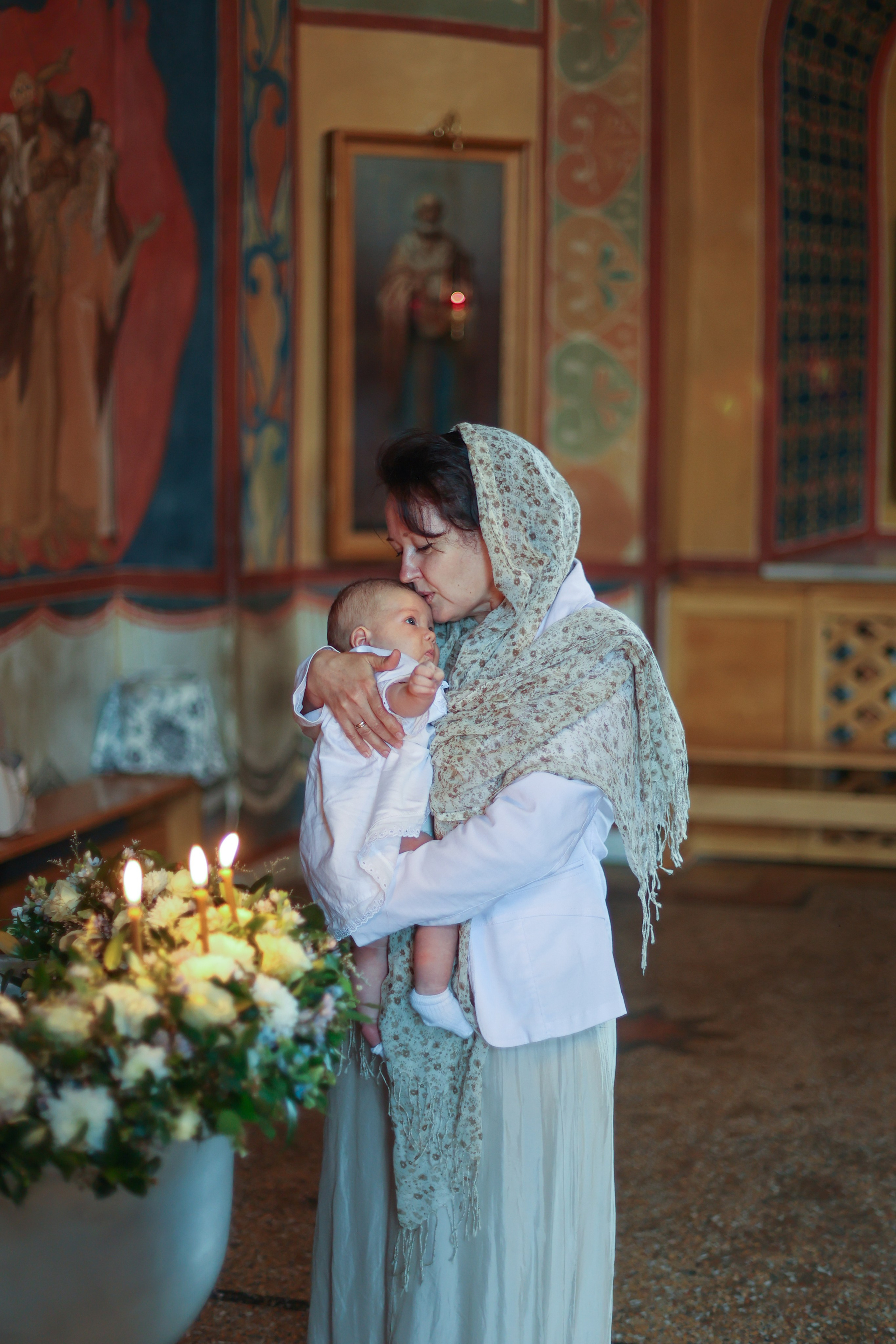 Крещение, Свято-Троицкая Сергиева Лавра. Фотограф новорожденных. Детский и семейный фотограф Марьяна Юдина