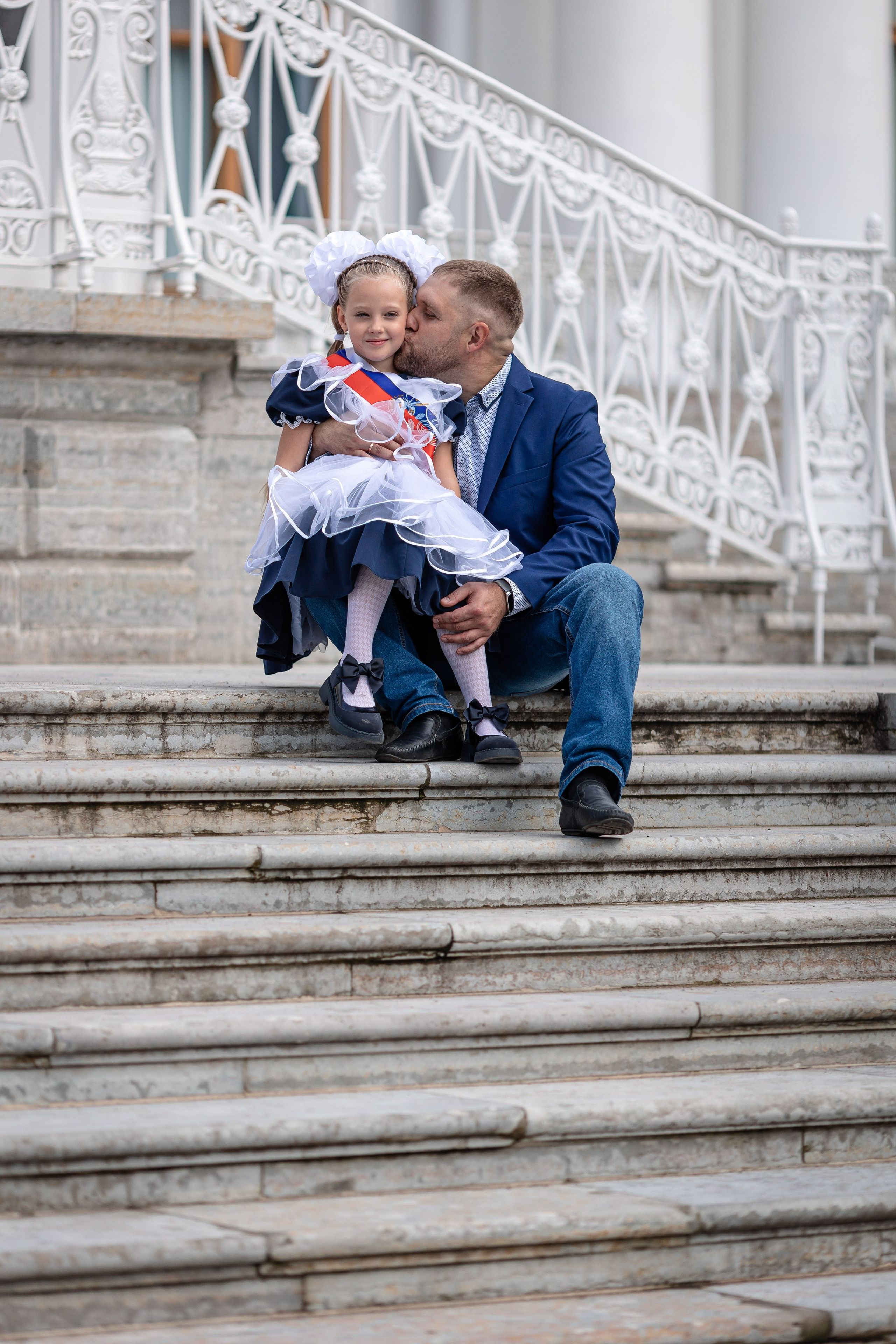Семейная фотосессия 1-го сентября. Ирина Носова - семейный и детский фотограф