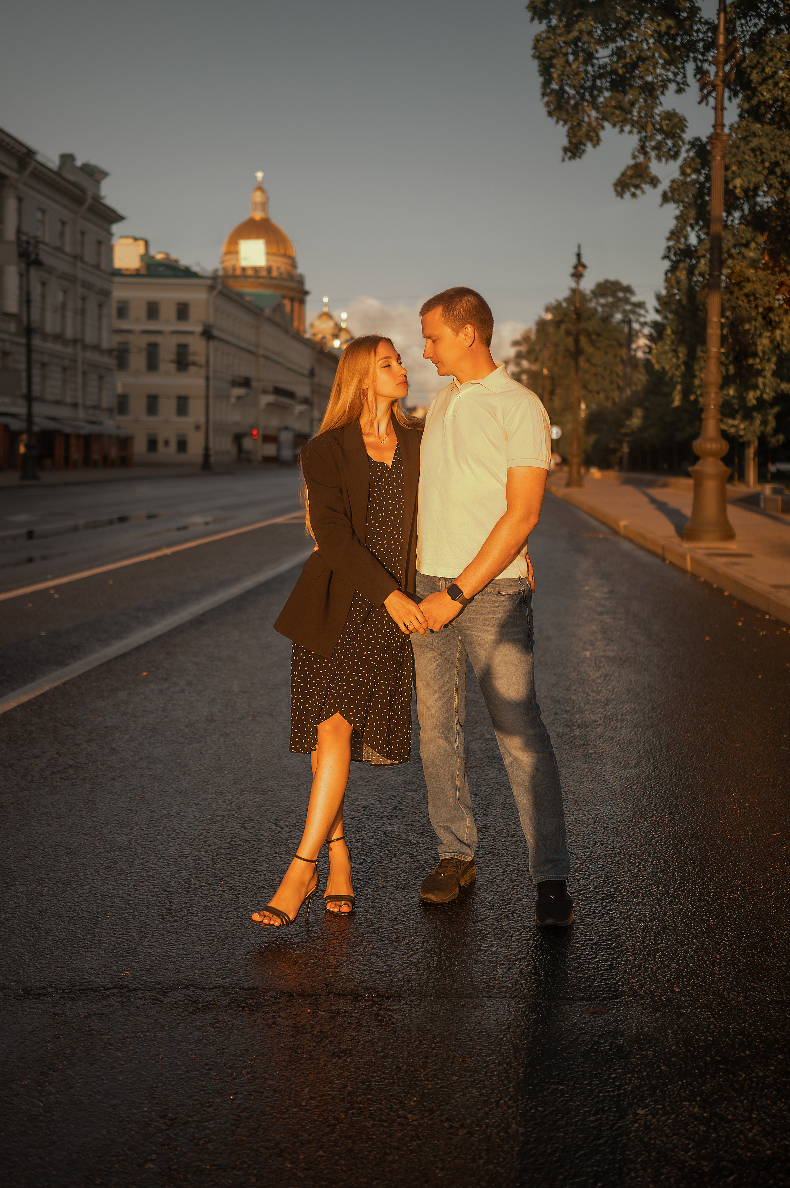 Утро. Питер (Настя и Арсений). Фотограф в Санкт Петербурге Юлия Новикова