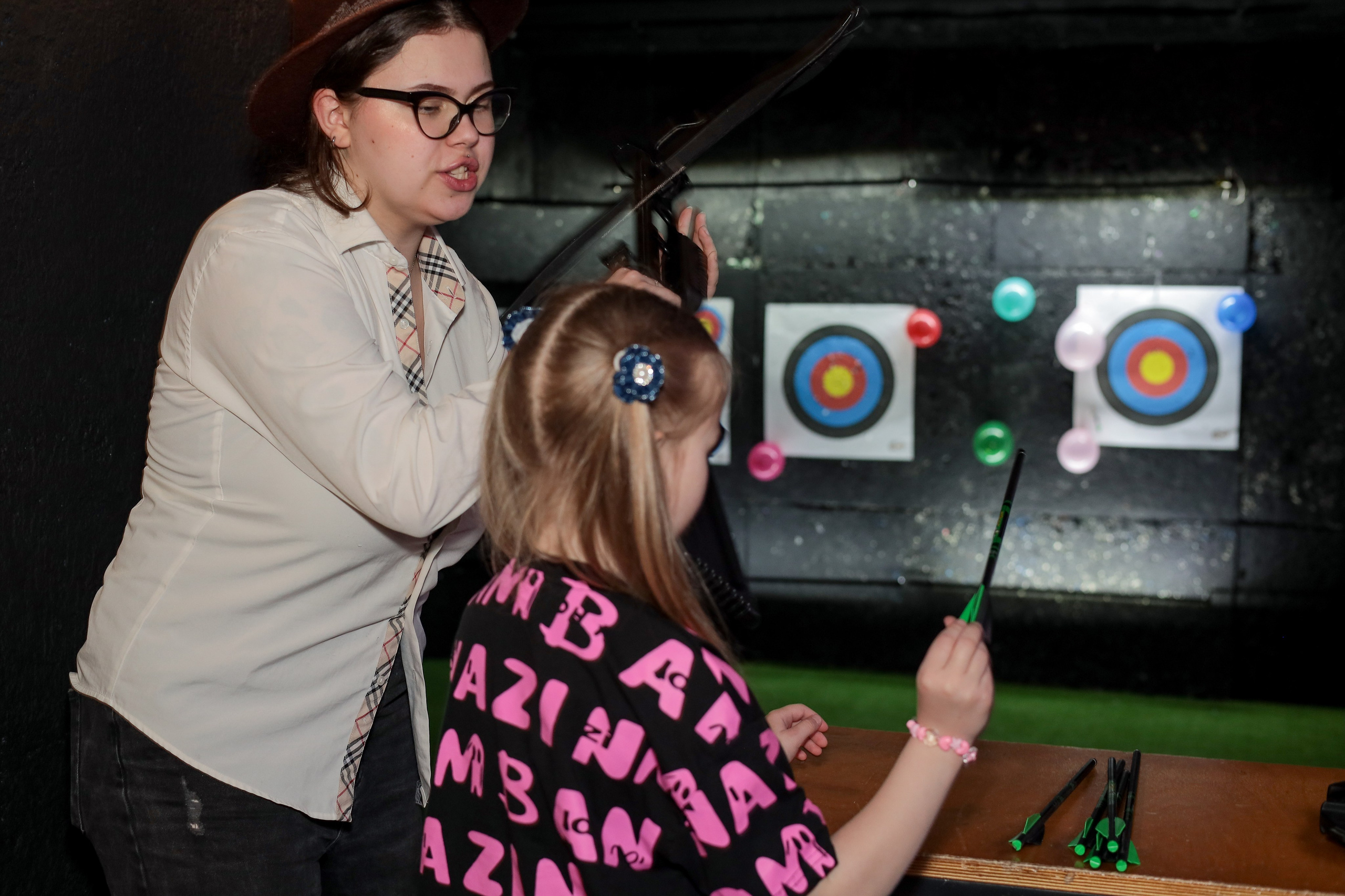 День рождение в стрелковом клубе. Фотограф Надршина Лилия