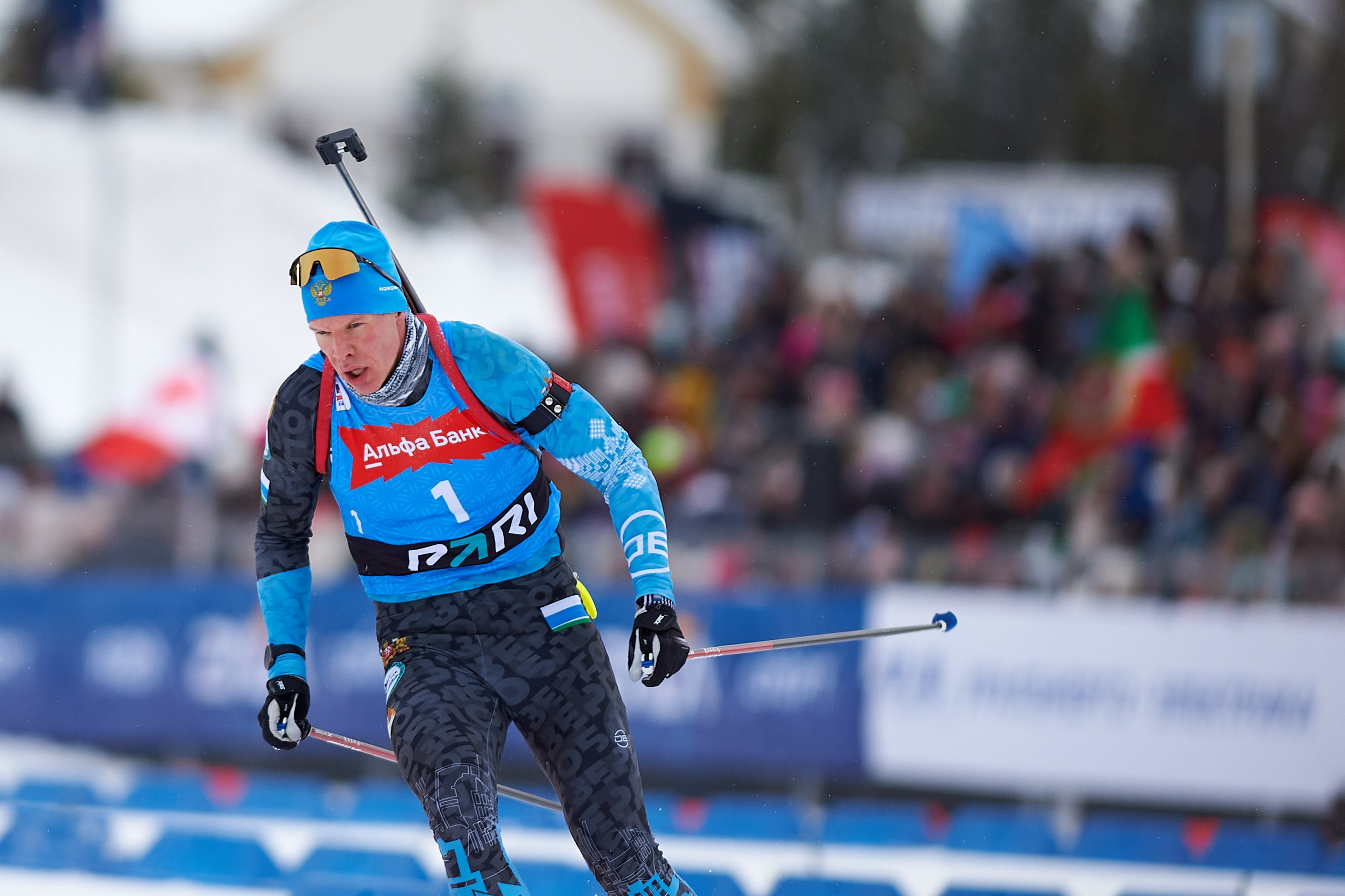 Биатлон. Чемпионат России — 2024/2025, 3-й этап, Ижевск. Ижевская винтовка. Спортивный репортажный фотограф в Ижевске Сергей Мерзляков