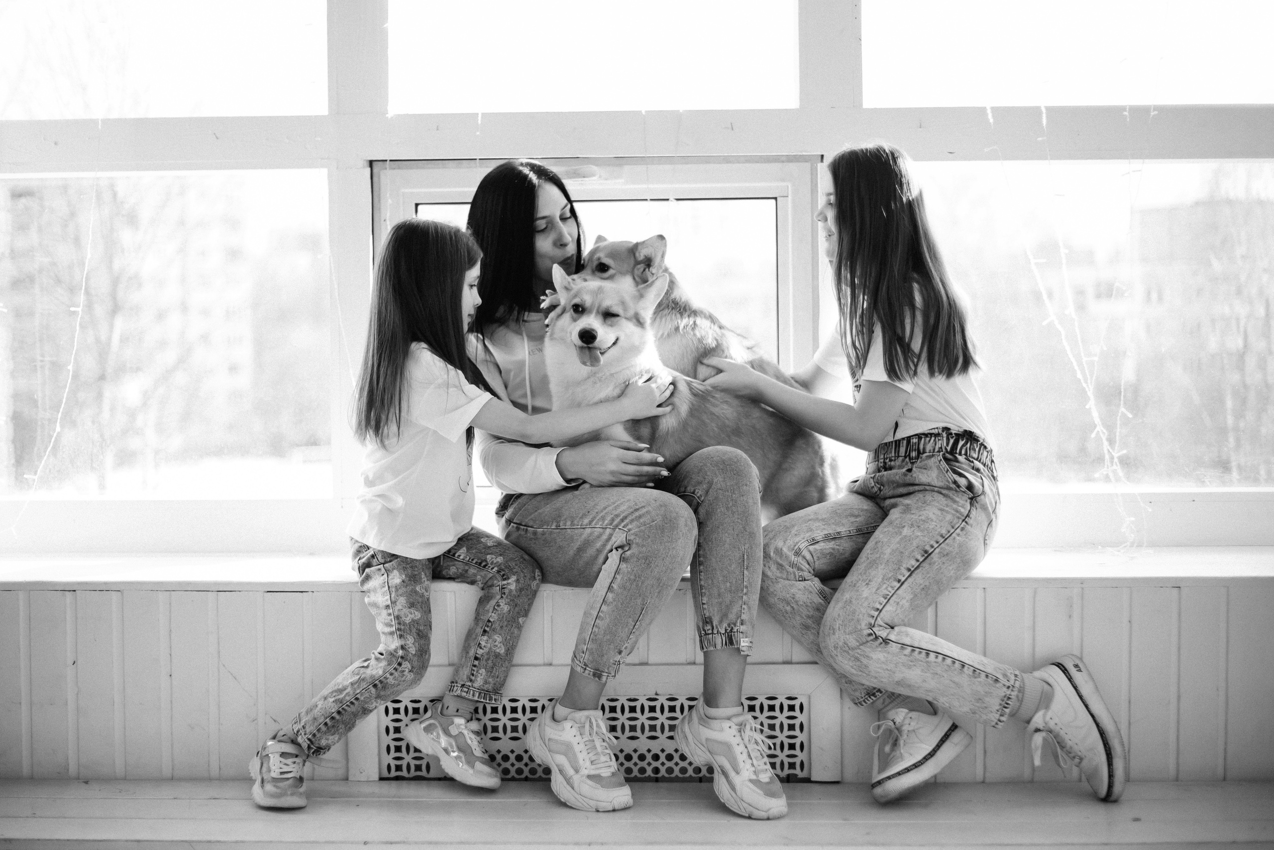 Дети и собаки. Фотограф Юлия Говор