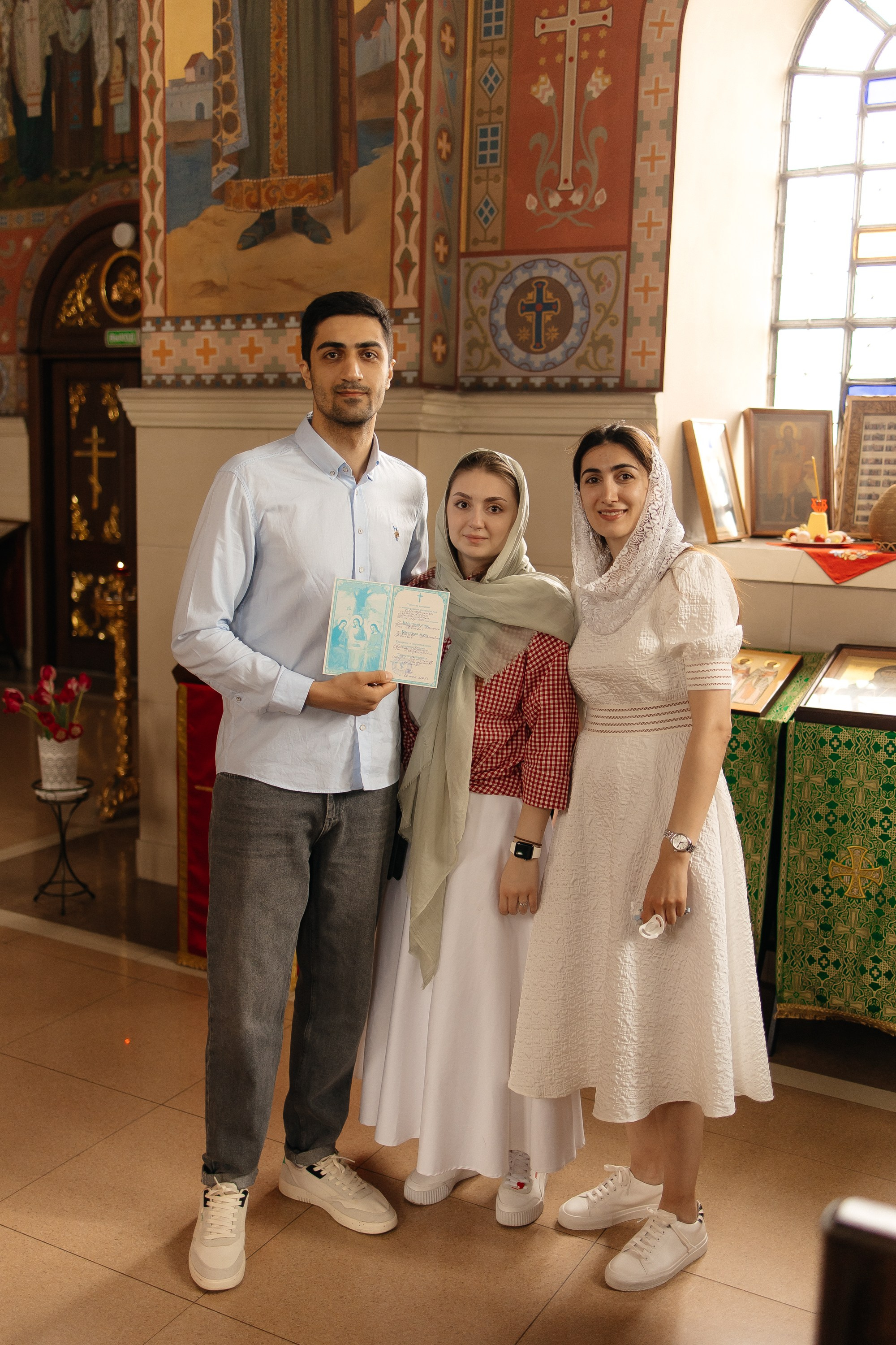 Таинство Крещения Михаила. Семейный фотограф в Краснодаре Храмова Анна