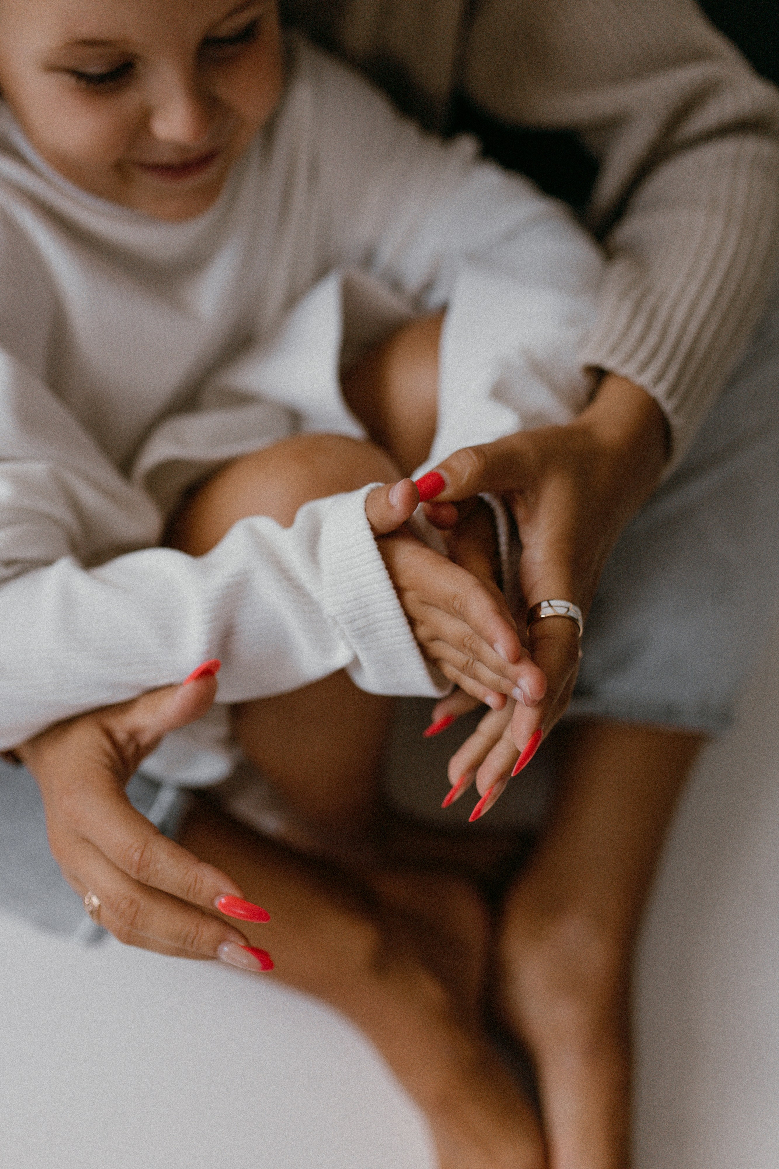 Есения и мама. Семейный фотограф Губкин/Старый Оскол