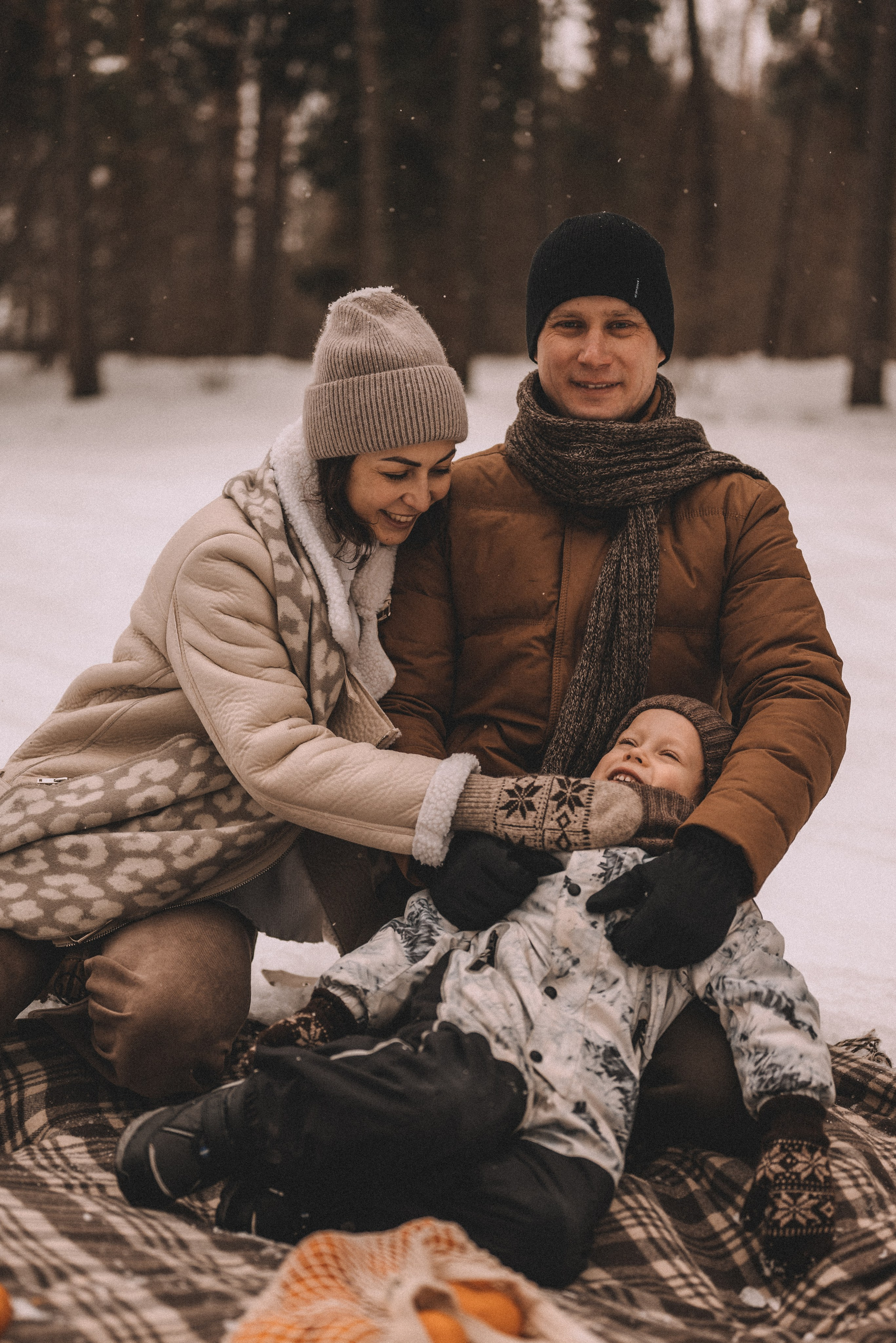 Сергей и Наталья с Ксюшей и Максимом. Фотограф Кристина Пархоменко