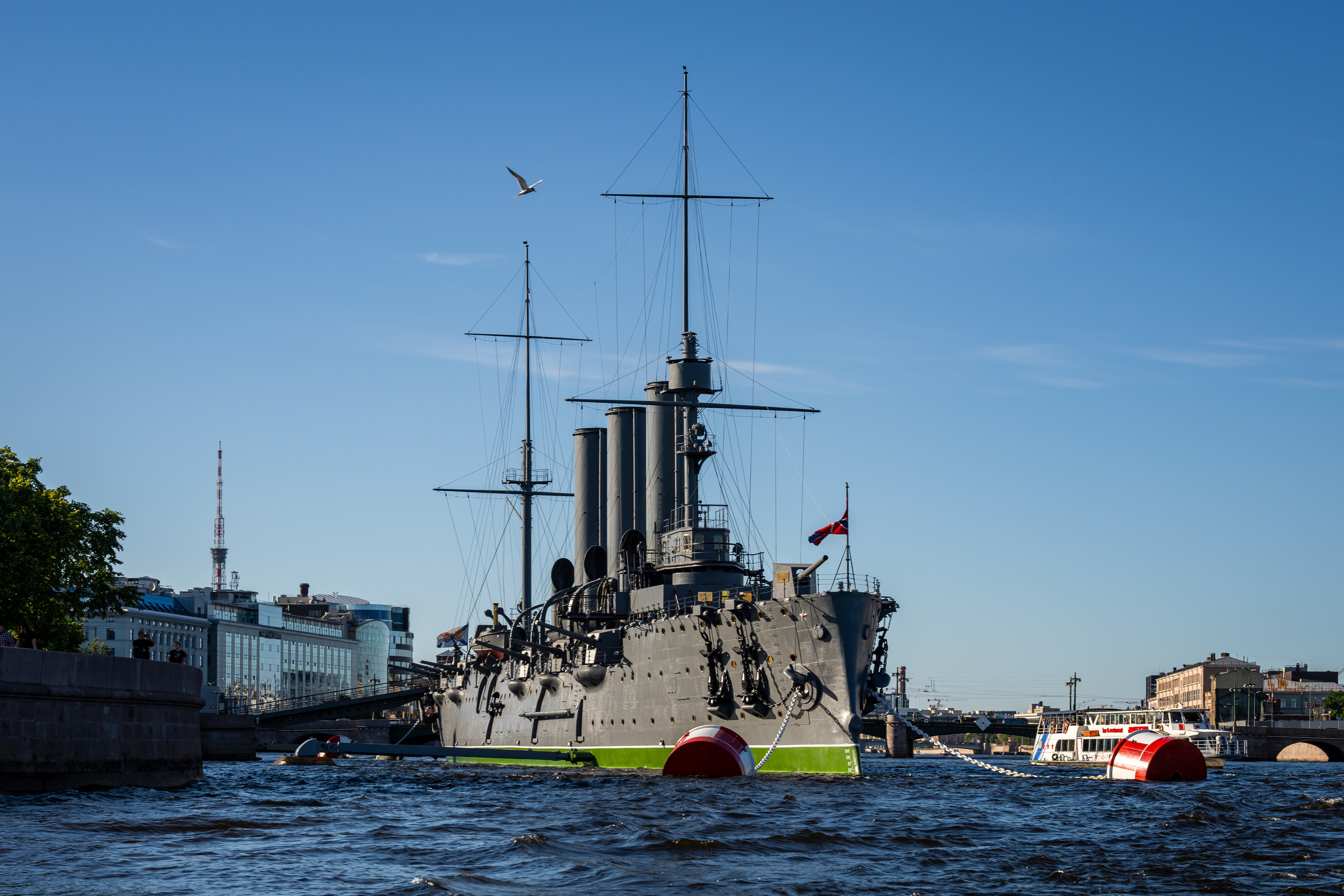 Крейсер Аврора в Санкт-Петербурге