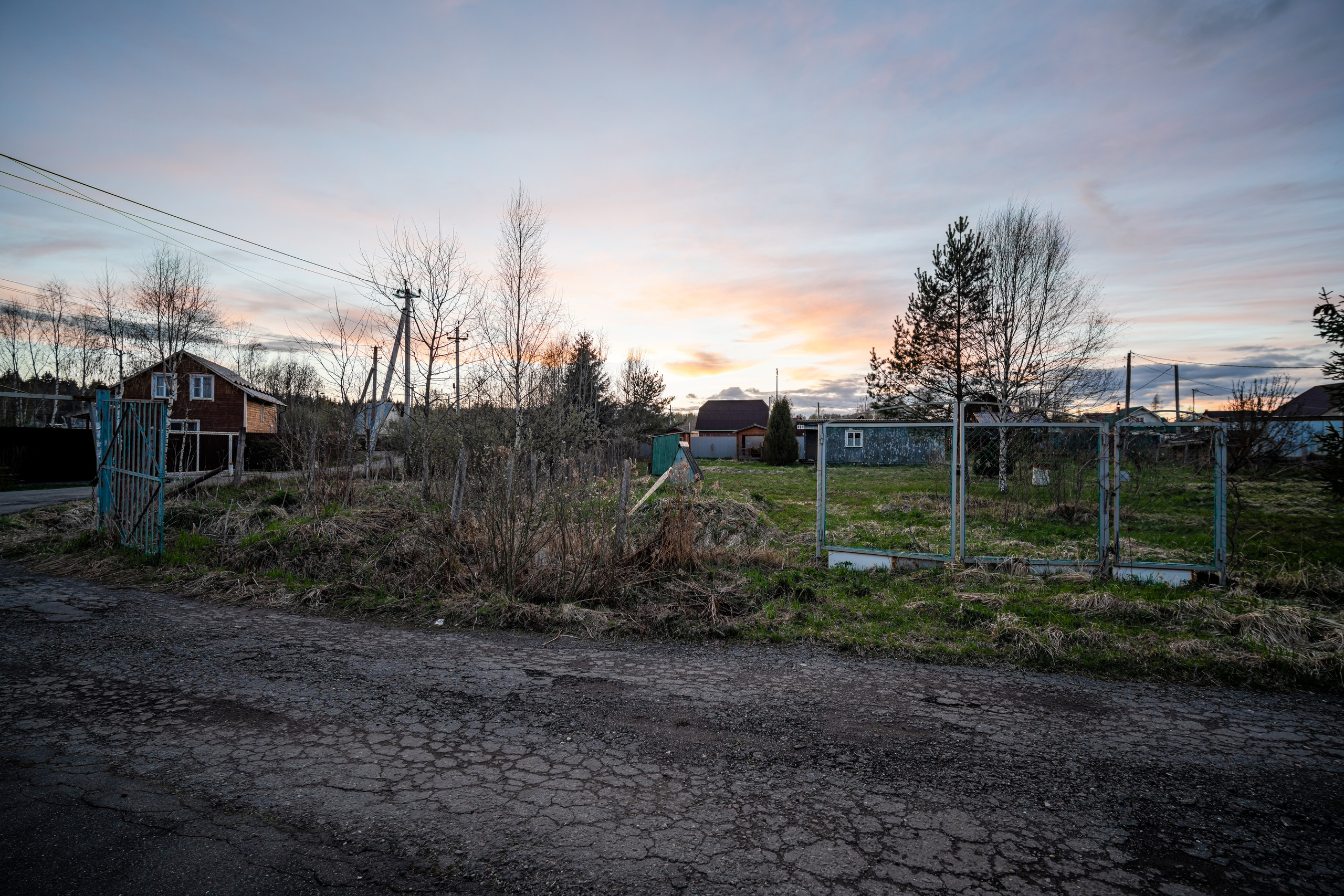 Закат на природе