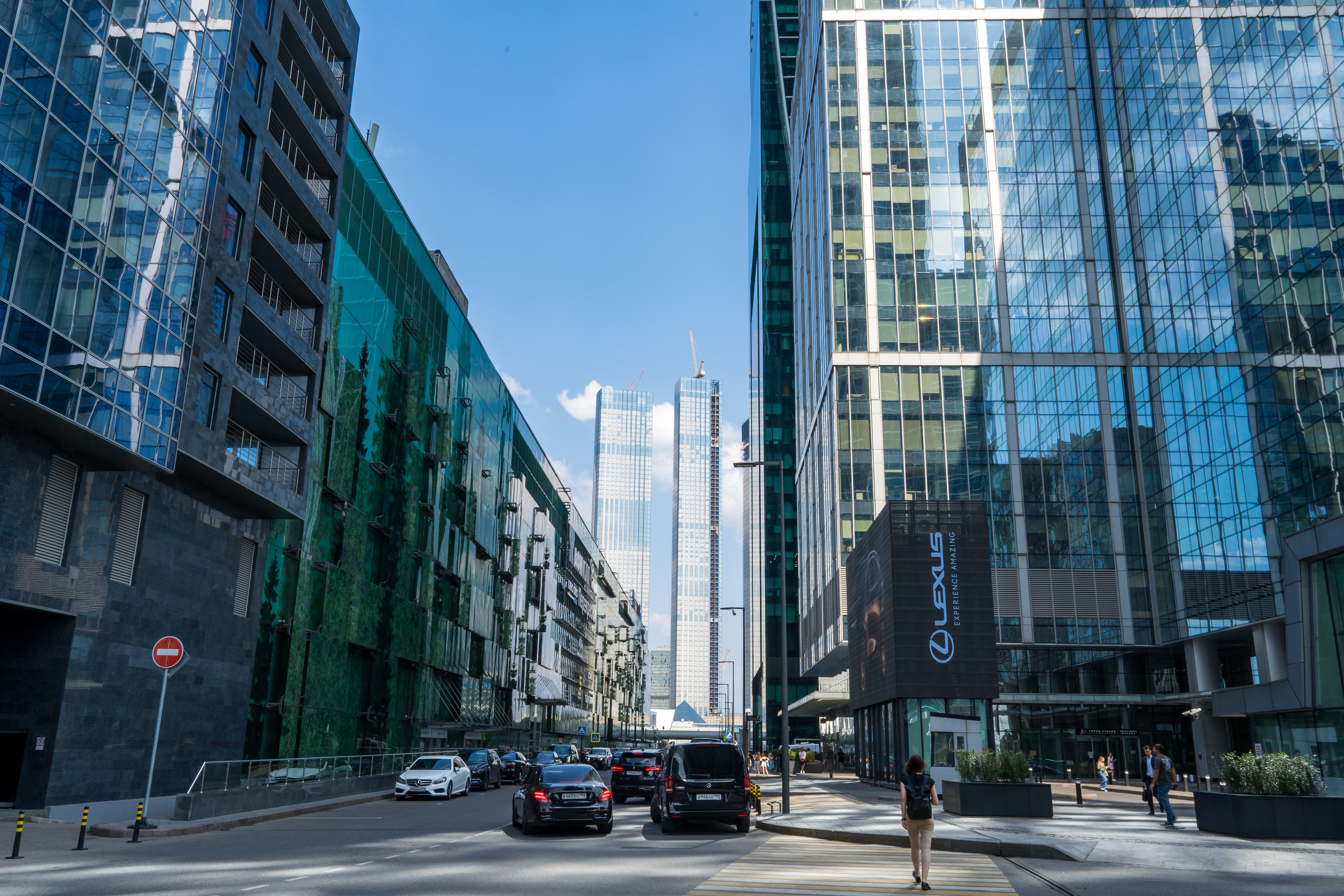 Небоскребы в Москва-Сити