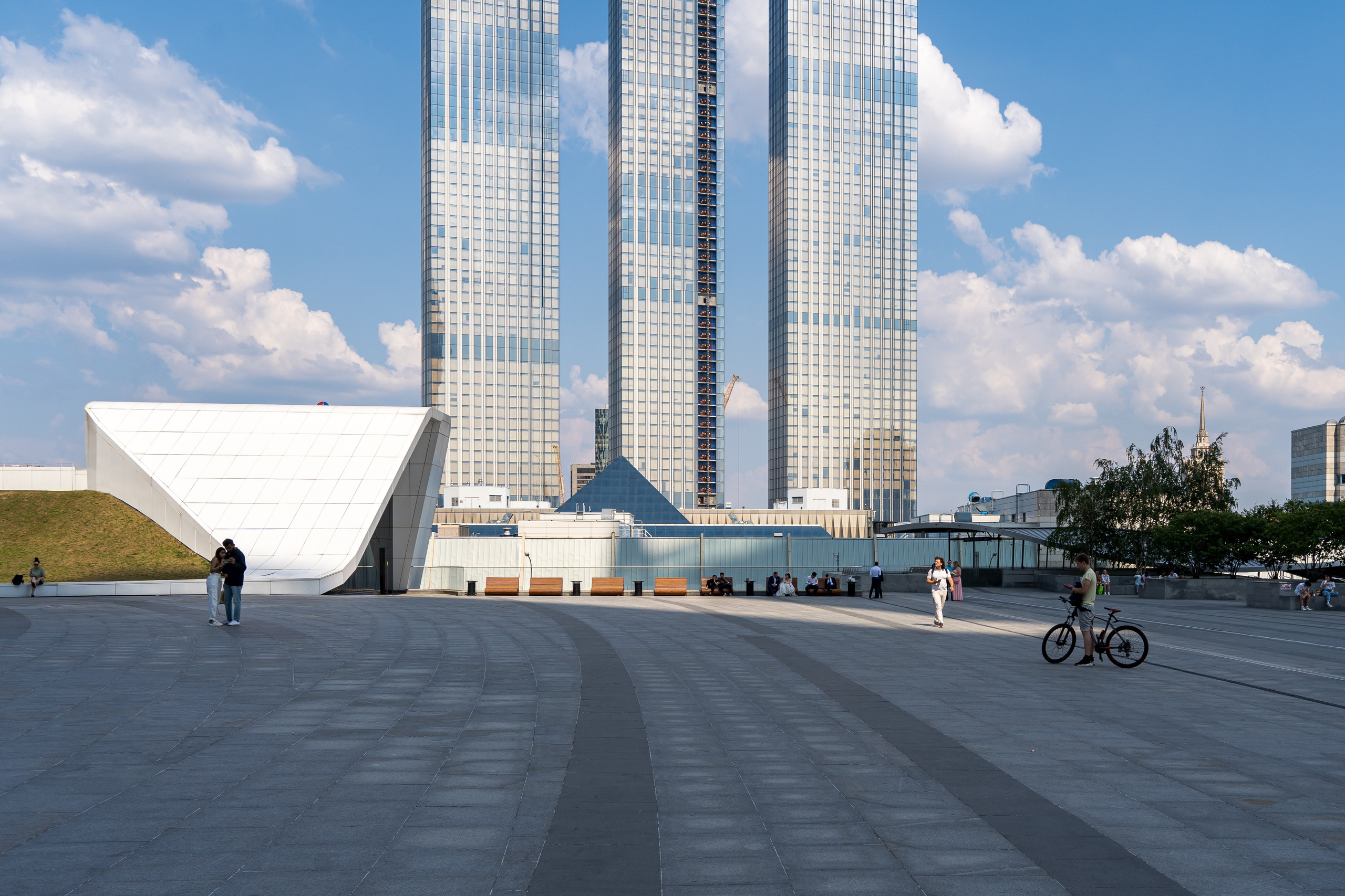 Небоскребы в Москва-Сити