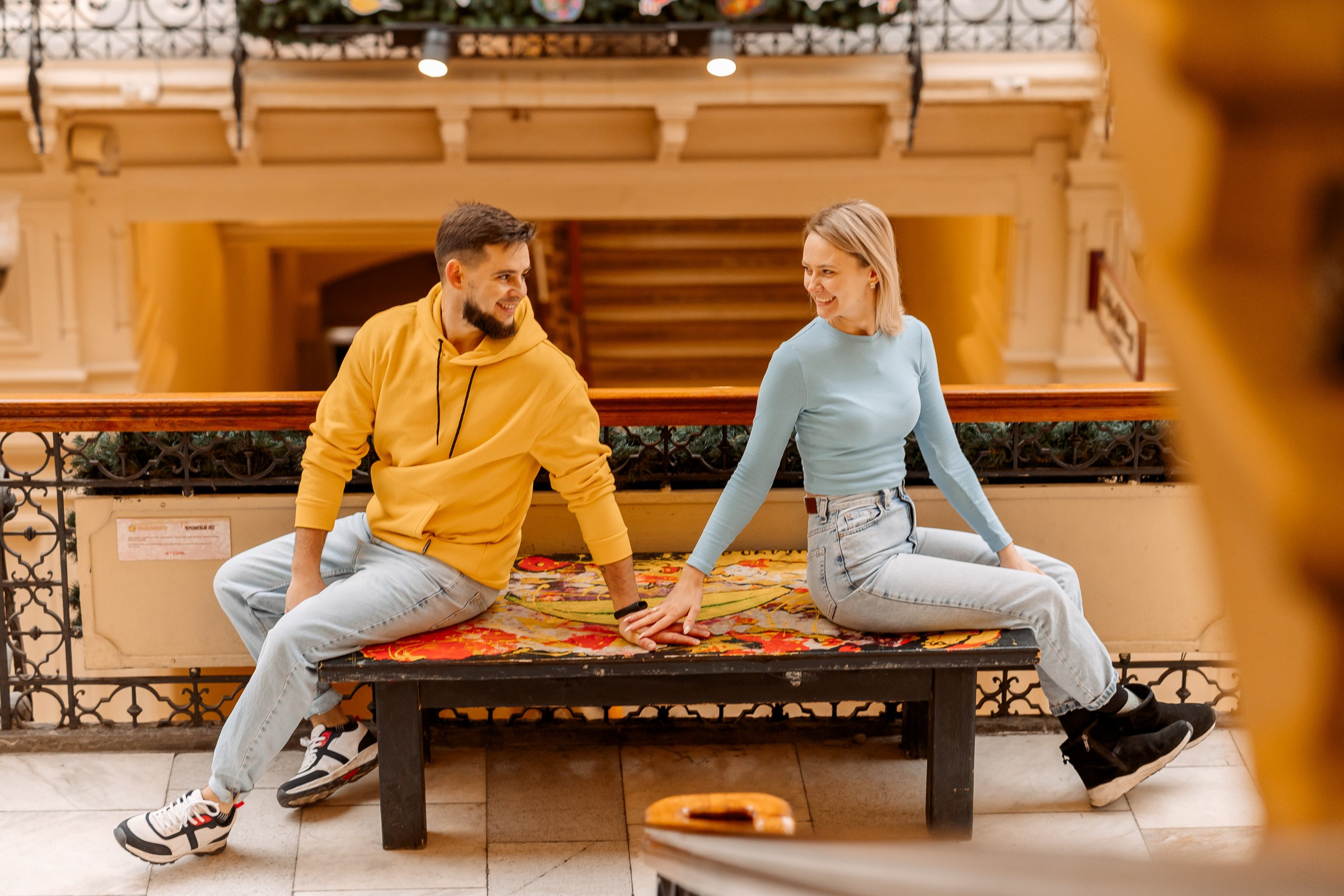 Love Story в центре Москвы. Семейный Фотограф в Москве Евгения Симоненко