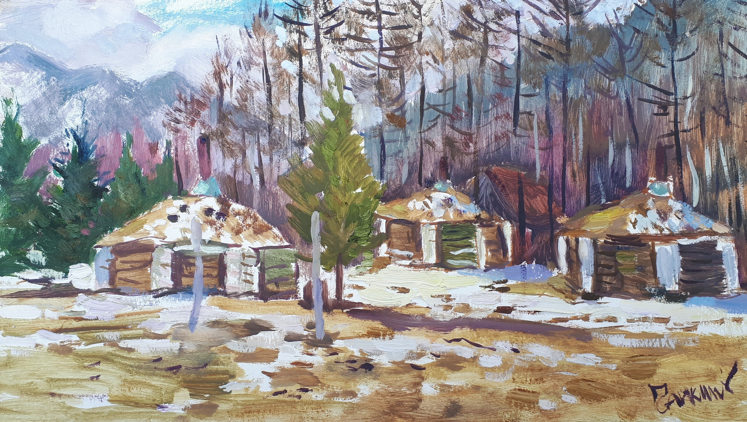 Сибирь, Байкал. Художник и гид по Камчатке Евгений Чайкин