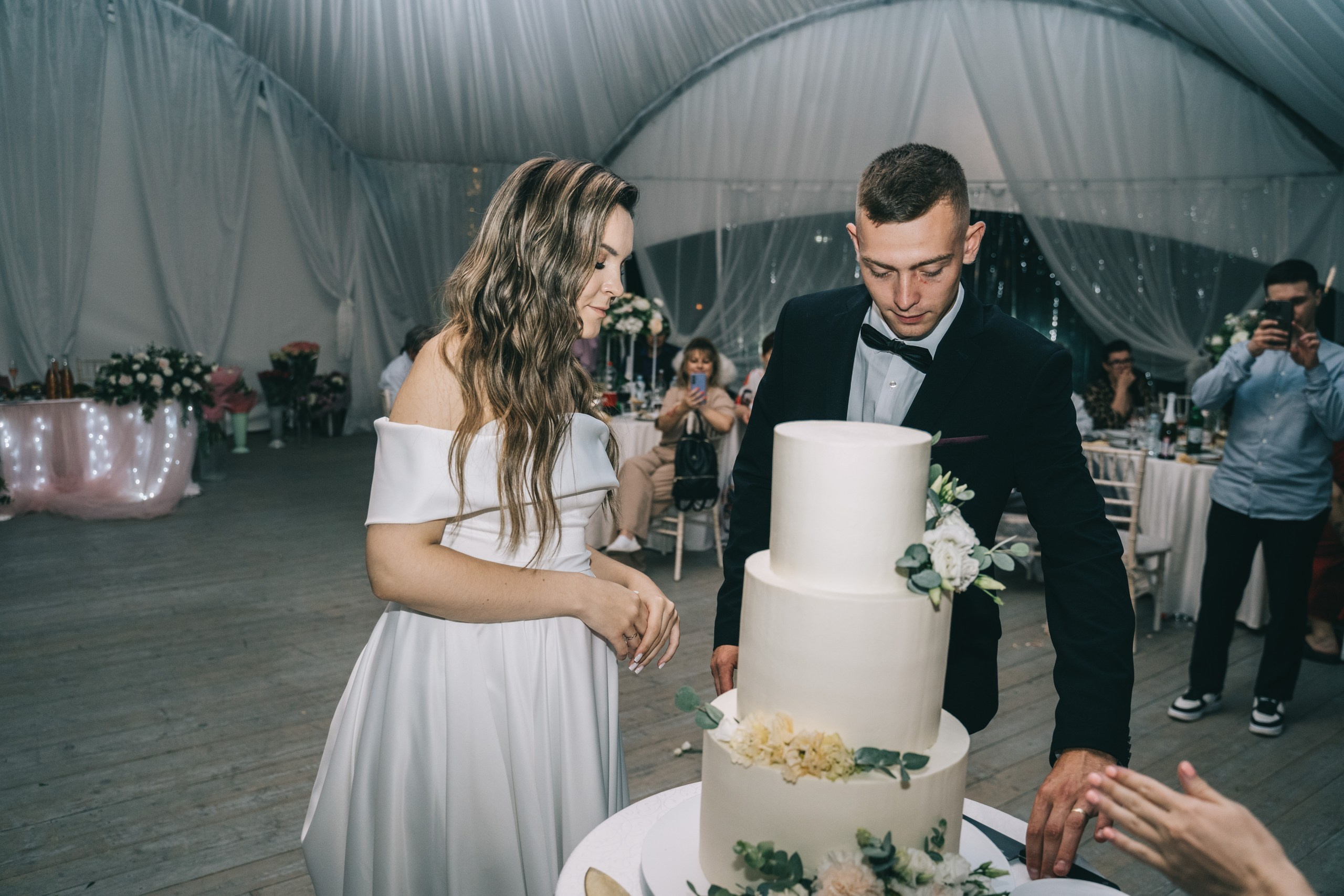 Свадебный банкет в Дмитрове. Свадебный фотограф в Дмитрове