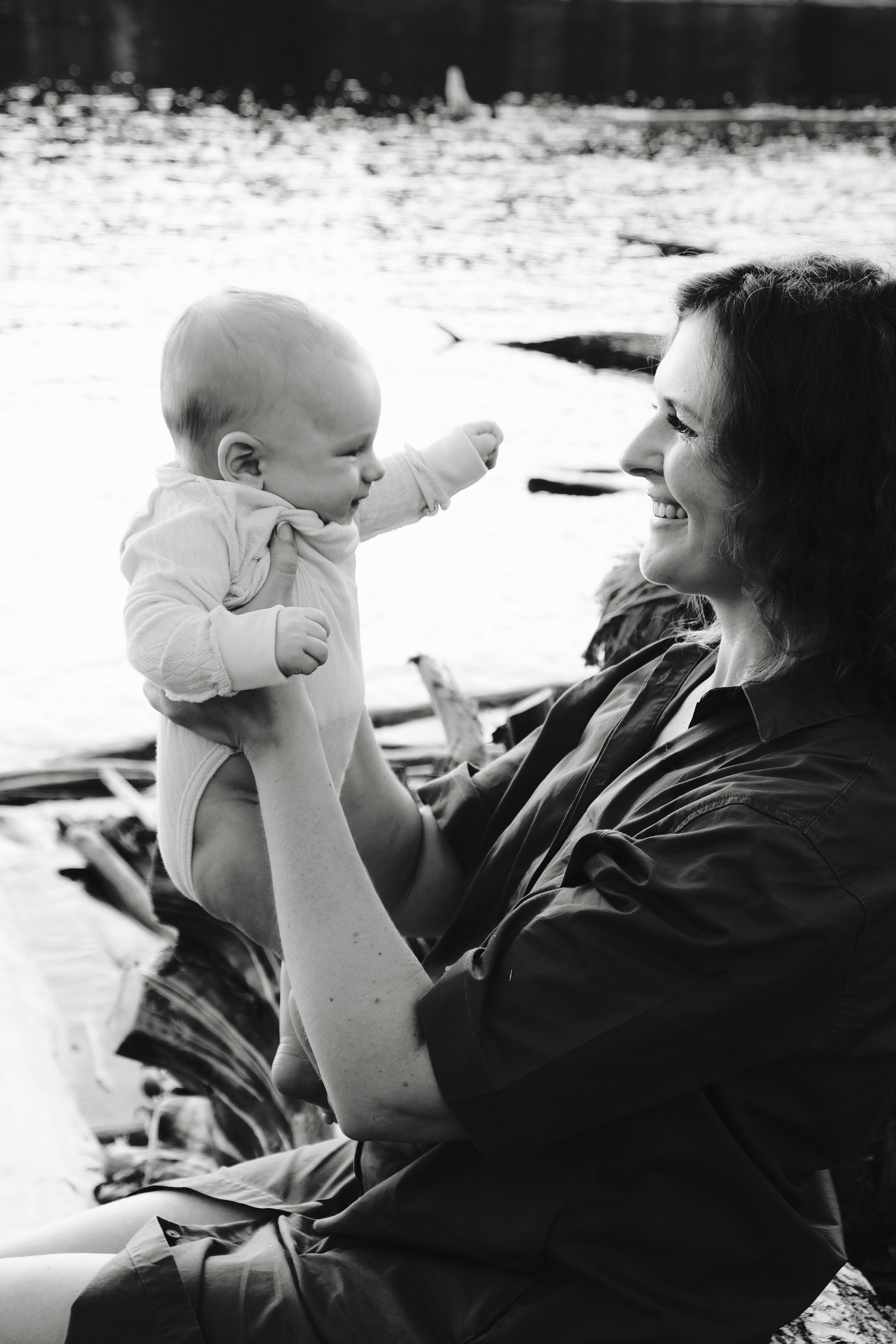 Елена с сыном. Фотограф Наташа Лисица