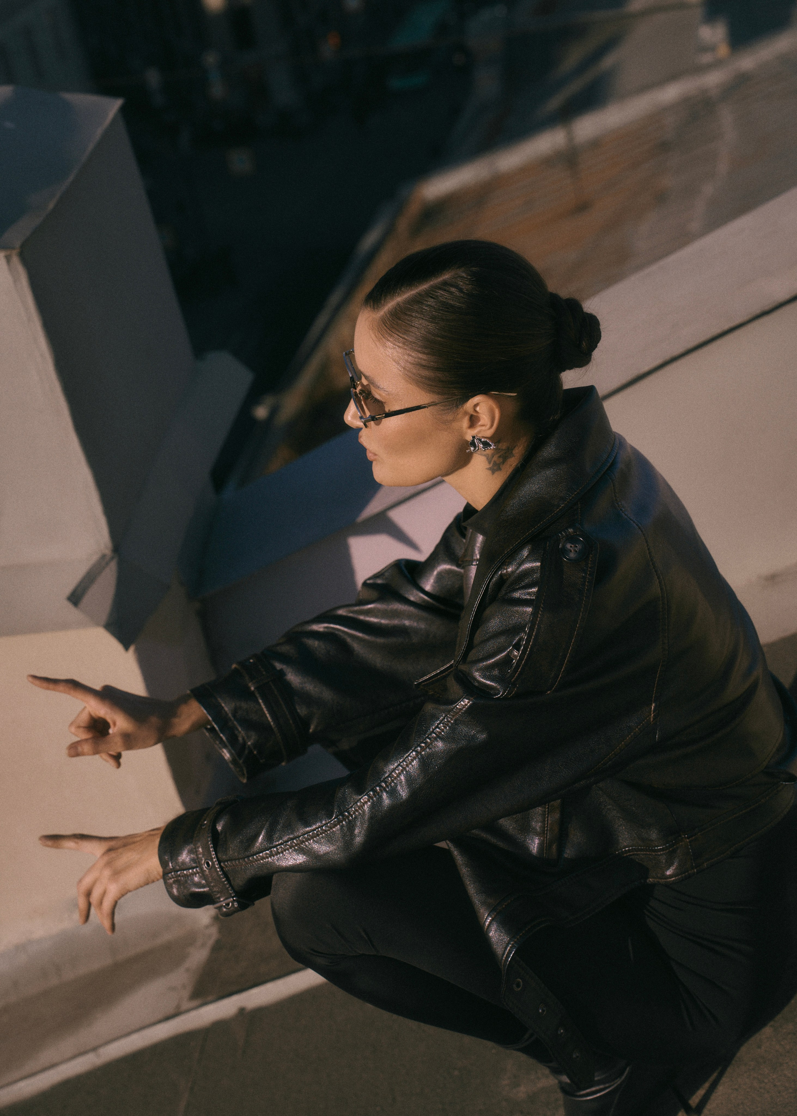 Фотосессия на крыше для Юли. Фотограф в Санкт-Петербурге Юлия Магдич