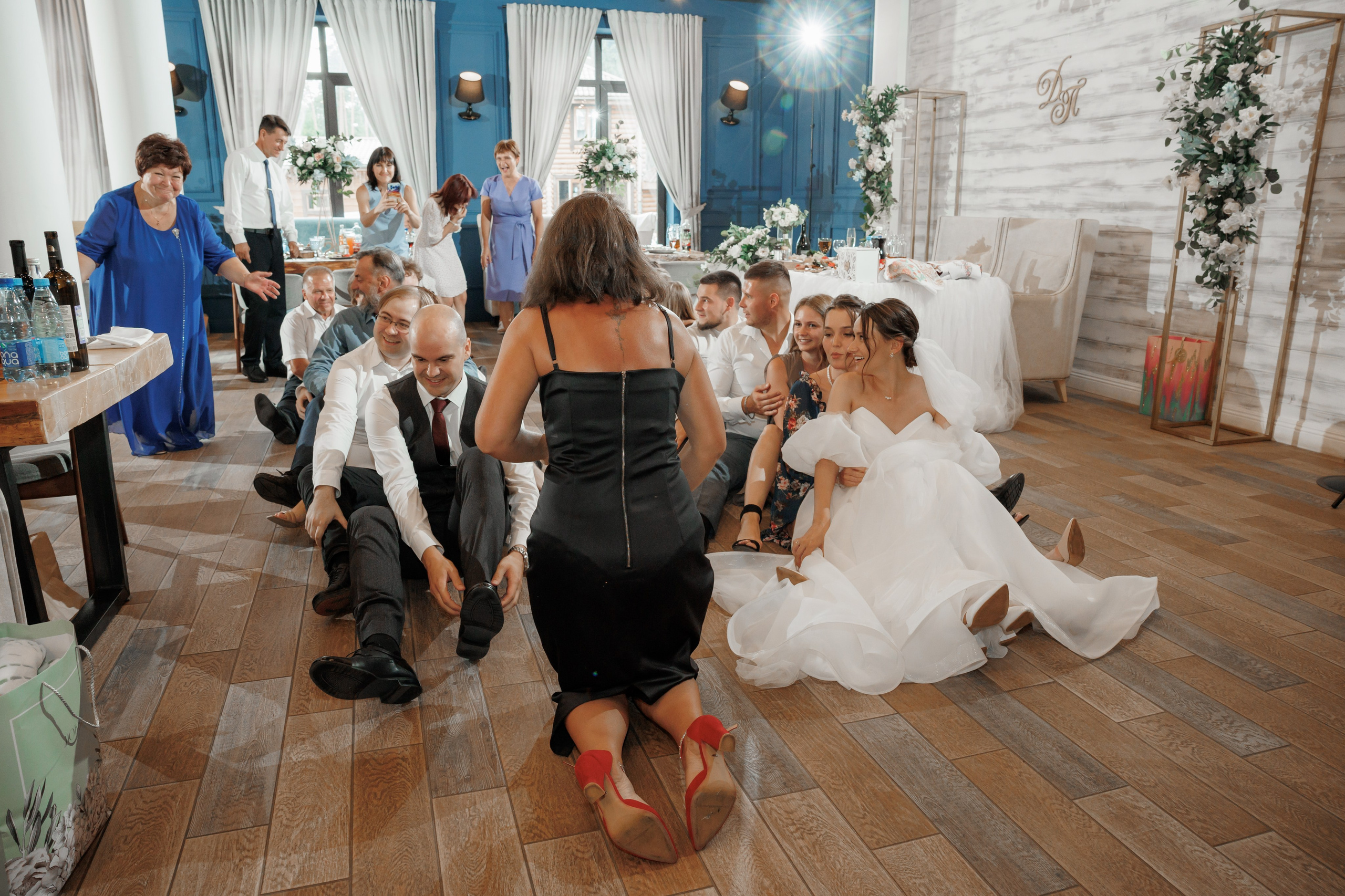 Полина и Дмитрий, загородный клуб «Барин», ЗАГС в г. Пушкино. Свадебный и репортажный фотограф (Москва, Королев и другие)