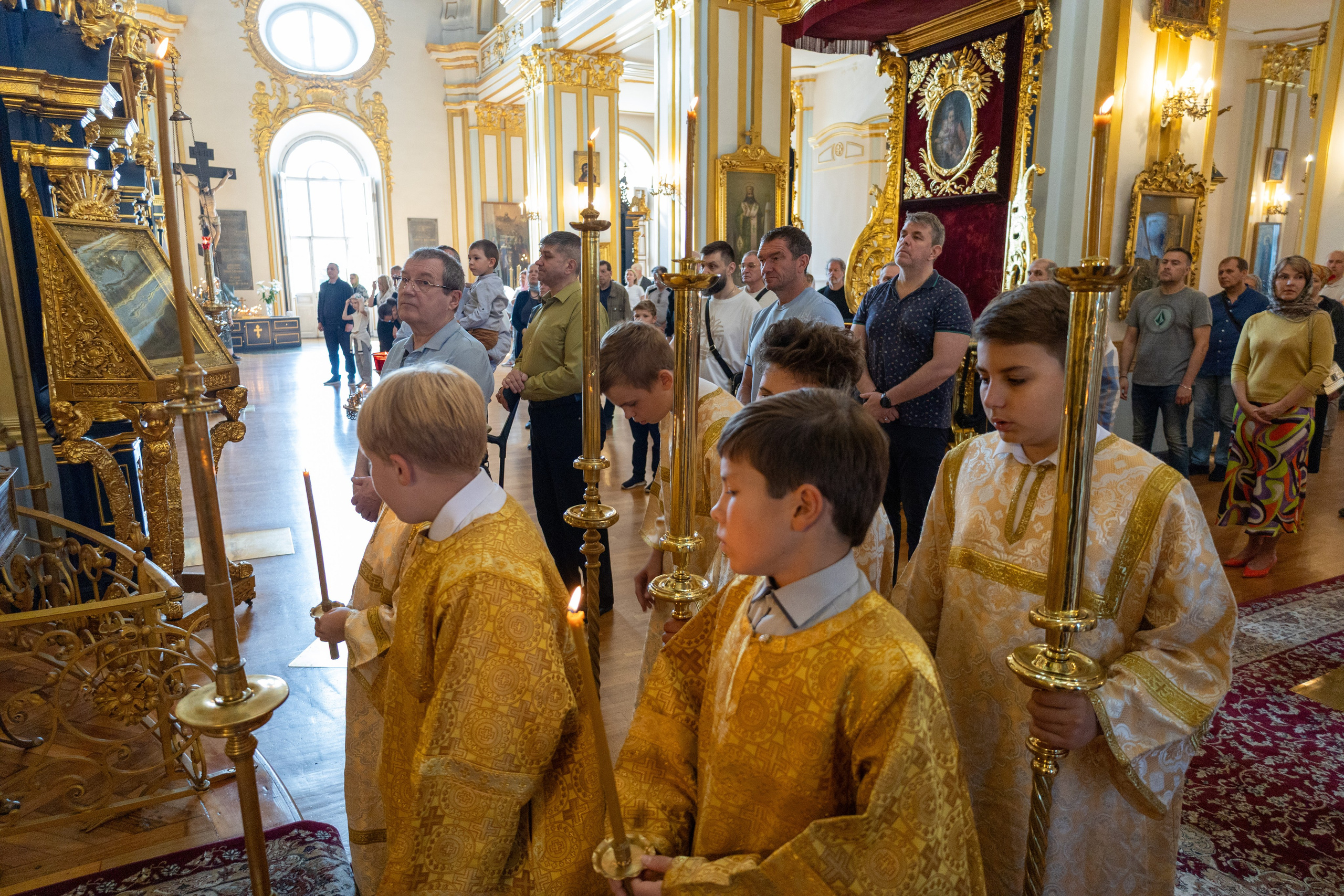 НЕДЕЛЯ 13-Я ПО ПЯТИДЕСЯТНИЦЕ. ГЛАС 4-Й. ПЕРЕНЕСЕНИЕ МОЩЕЙ АП. ВАРФОЛОМЕЯ. АП. ОТ 70-ТИ ТИТА, ЕП. КРИТСКОГО. НИКОЛО-БОГОЯВЛЕНСКИЙ МОРСКОЙ СОБОР