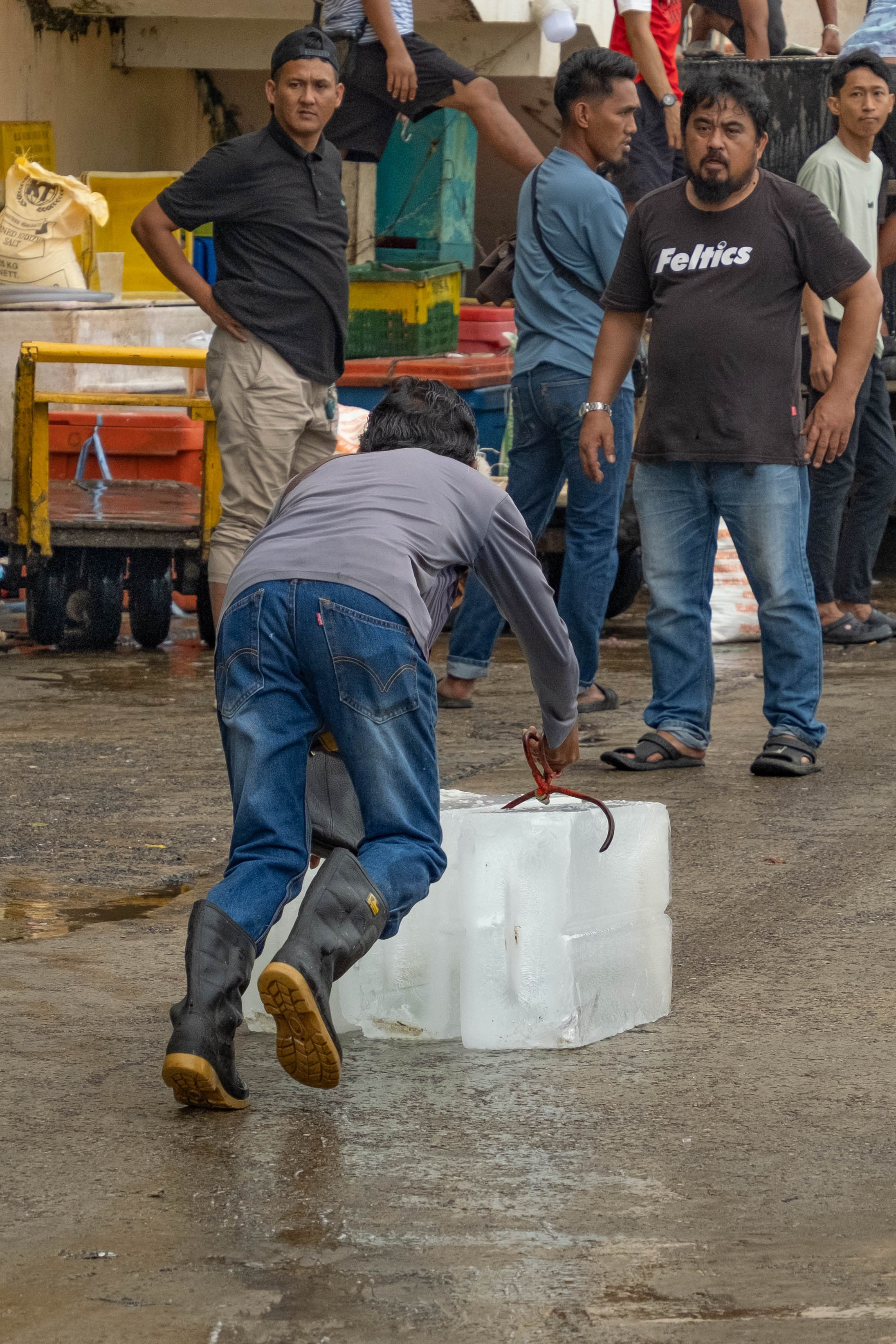 О. Борнео, г. Сандакан. Порт и рынок. Фотографии из путешествий