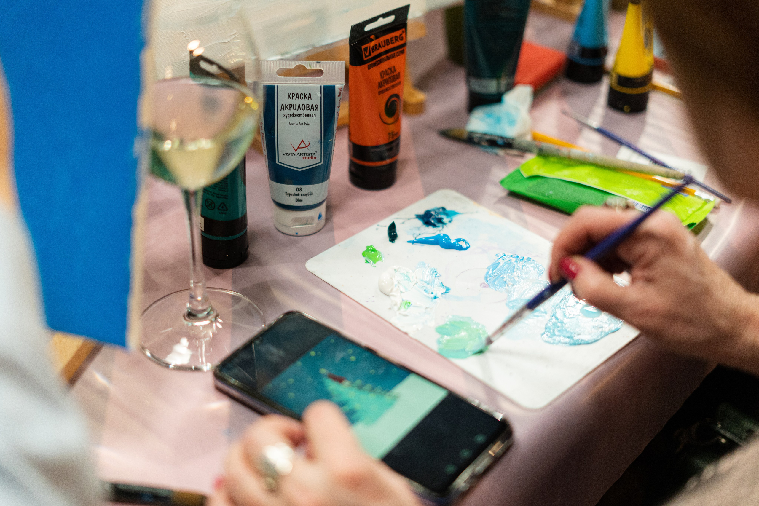 Корпоратив Teach Me Art 2. Портретный фотограф в Москве и Санкт-Петербурге Арина Чех