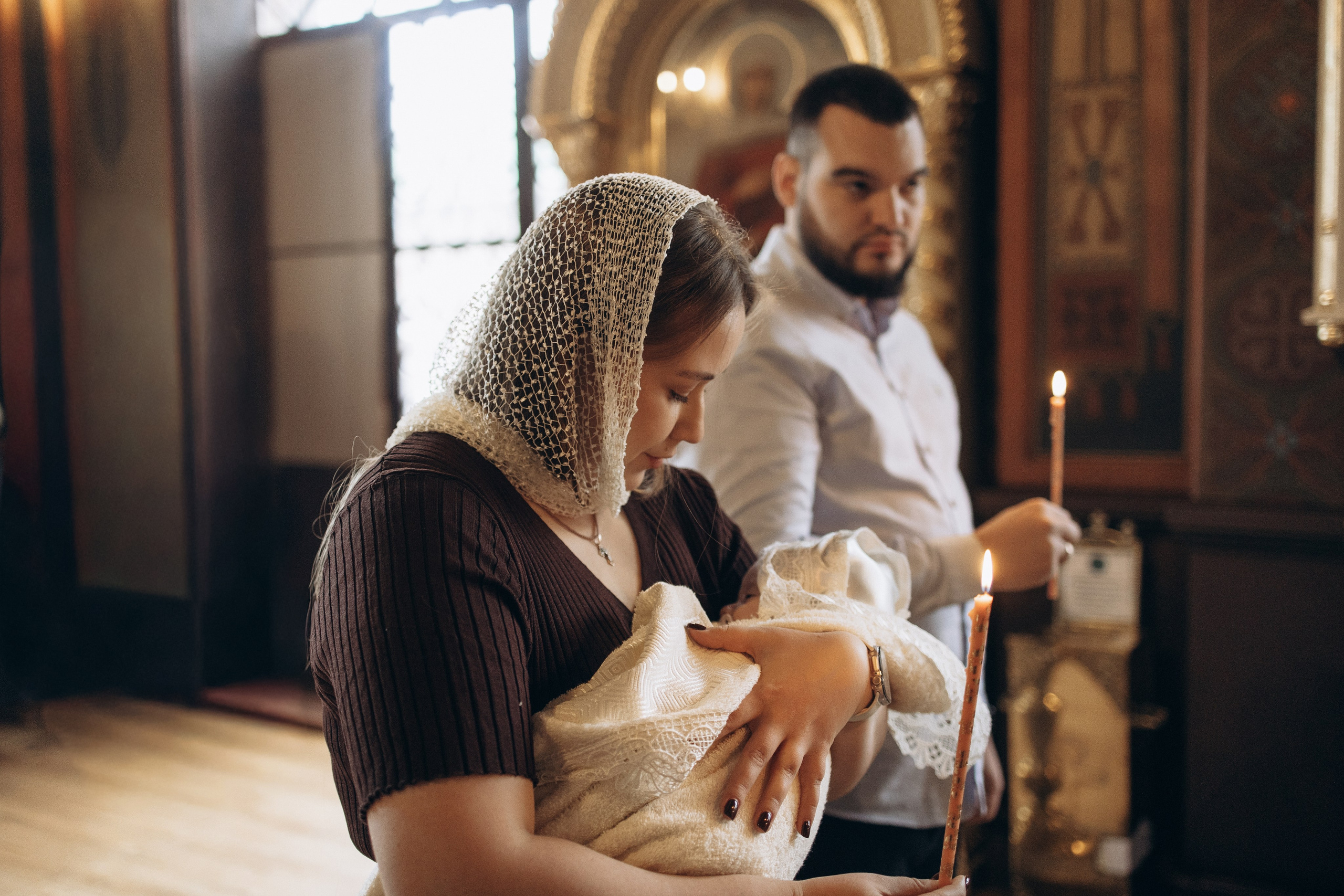 Крещение Софии. Самый теплый фотограф в Краснодаре Рябоконь Ксения