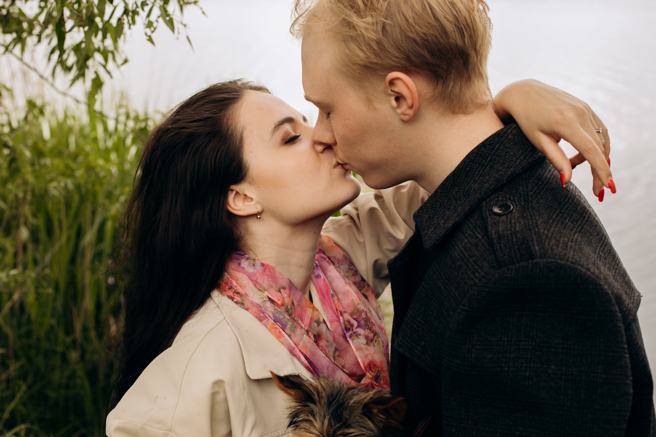 Лавстори: Лиза, Влад и Тайсон. Фотограф Белгород