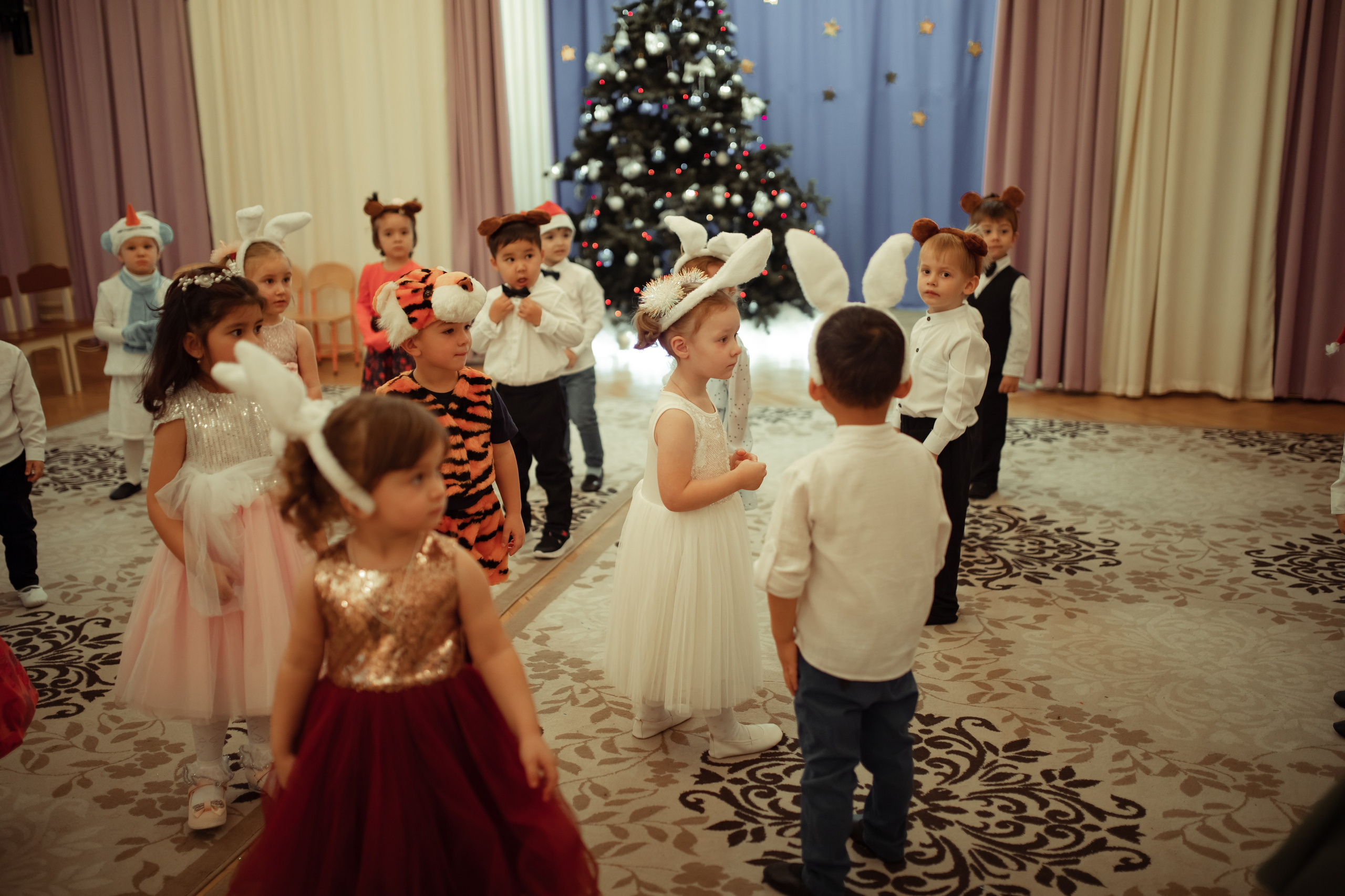 Новогодний утренник в детском саду. Семейный и детский фотограф в Москве Дорогова Екатерина