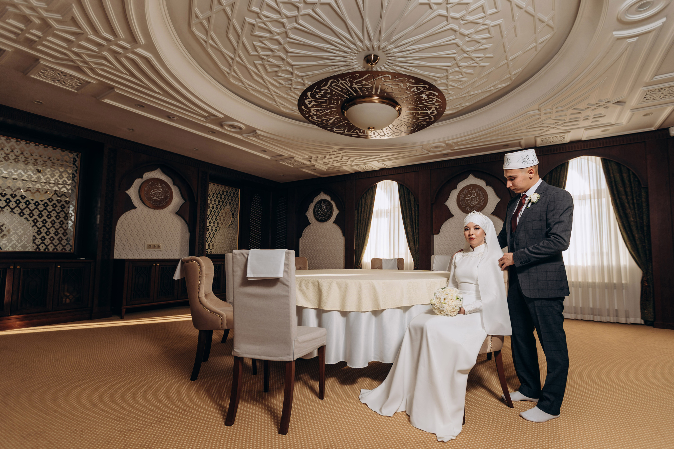 никах в мечети Ахмадзаки,  фотосессия в мечети Ахмадзаки, фотограф на никах Казань Ranas4you, образ невесты на никах, завязывание платка Казань, платье на никах Казань, фотограф на мусульманские свадьбы Ranas4you