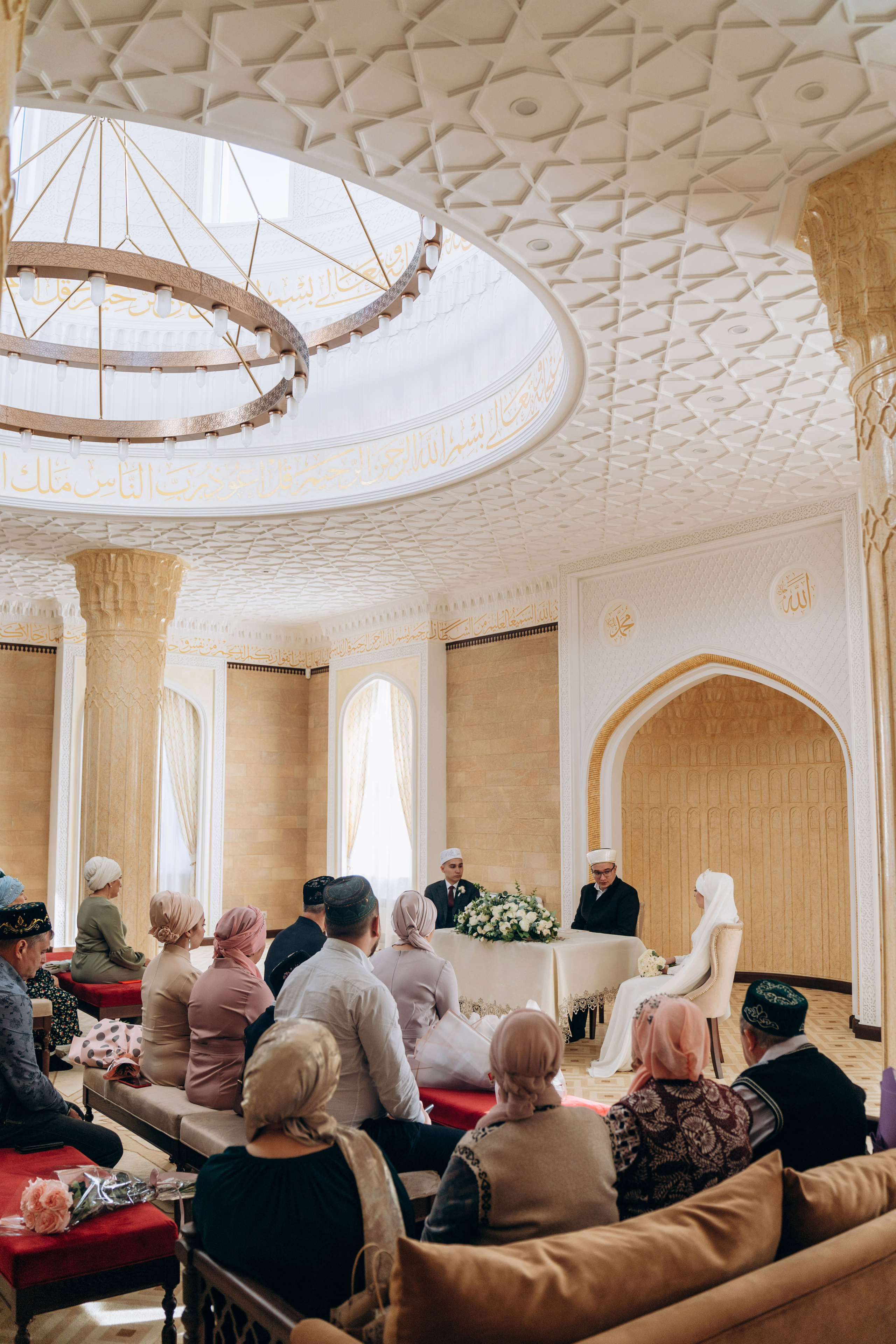 никах в мечети Ахмадзаки,  фотосессия в мечети Ахмадзаки, фотограф на никах Казань Ranas4you, образ невесты на никах, завязывание платка Казань, платье на никах Казань, фотограф на мусульманские свадьбы Ranas4you