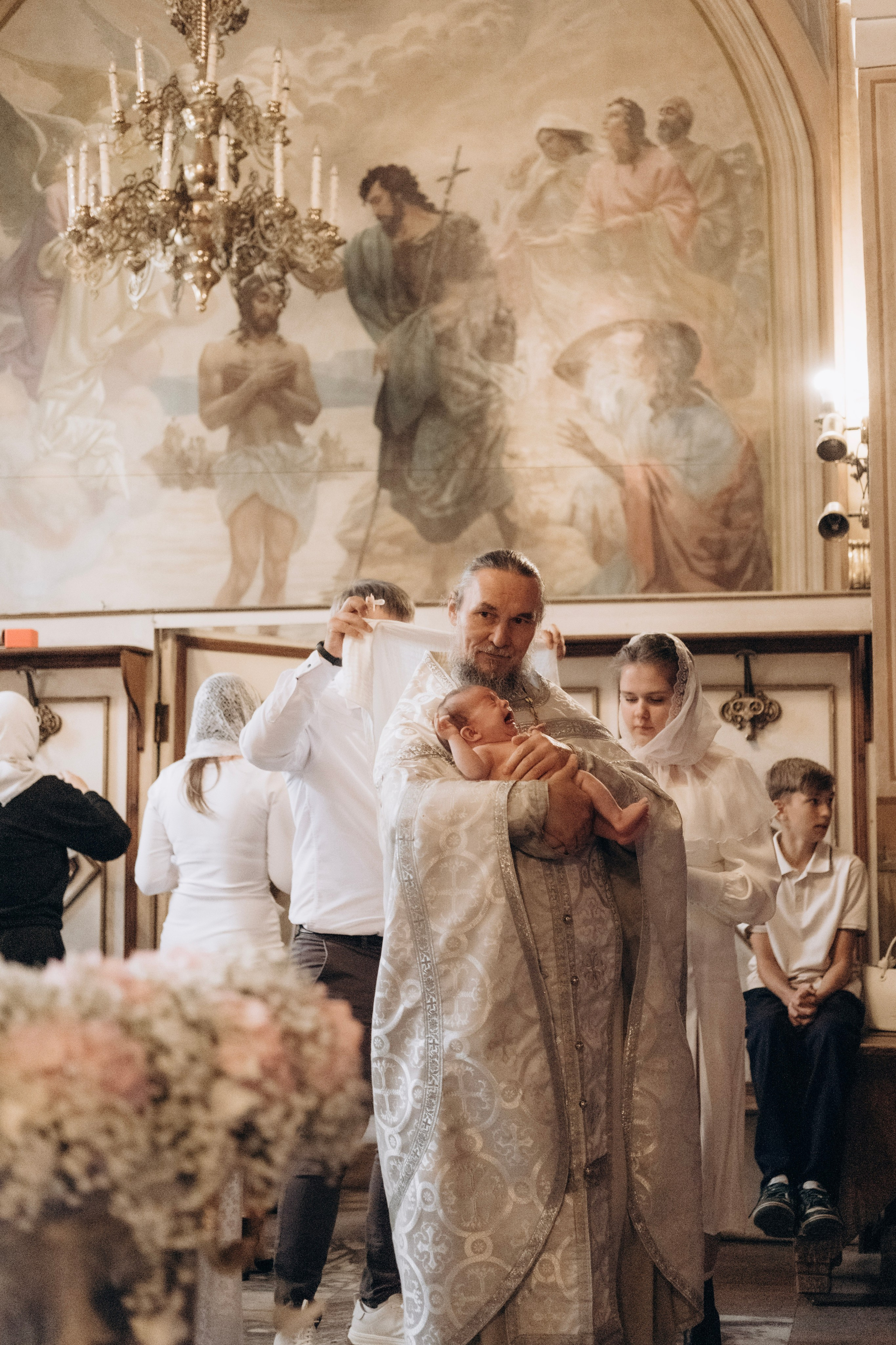 Крещение в Храме Воскресения Словущего. Главная