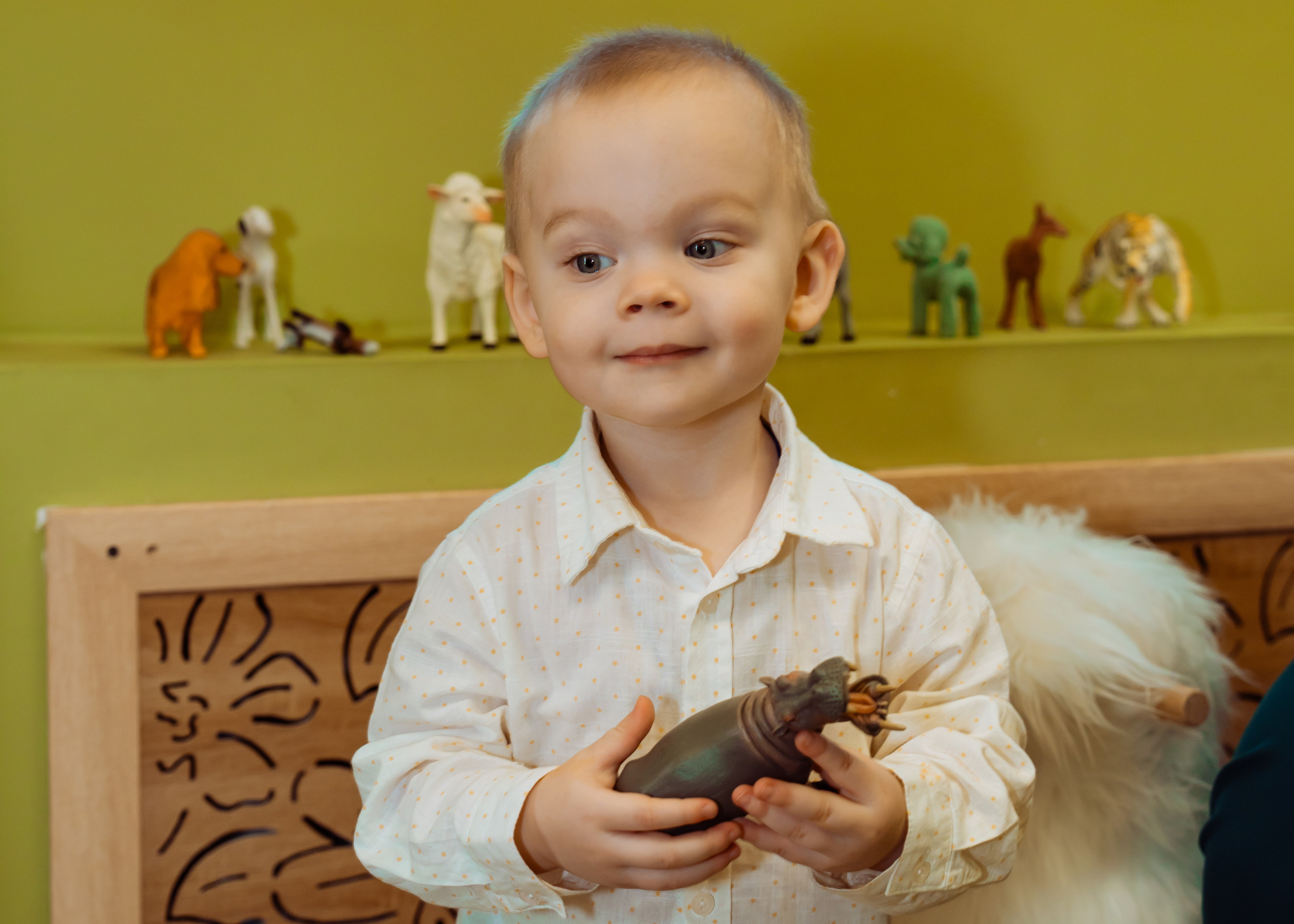 Карамелька в гостях у Романа. Крамер Юлиана детский и семейный фотограф