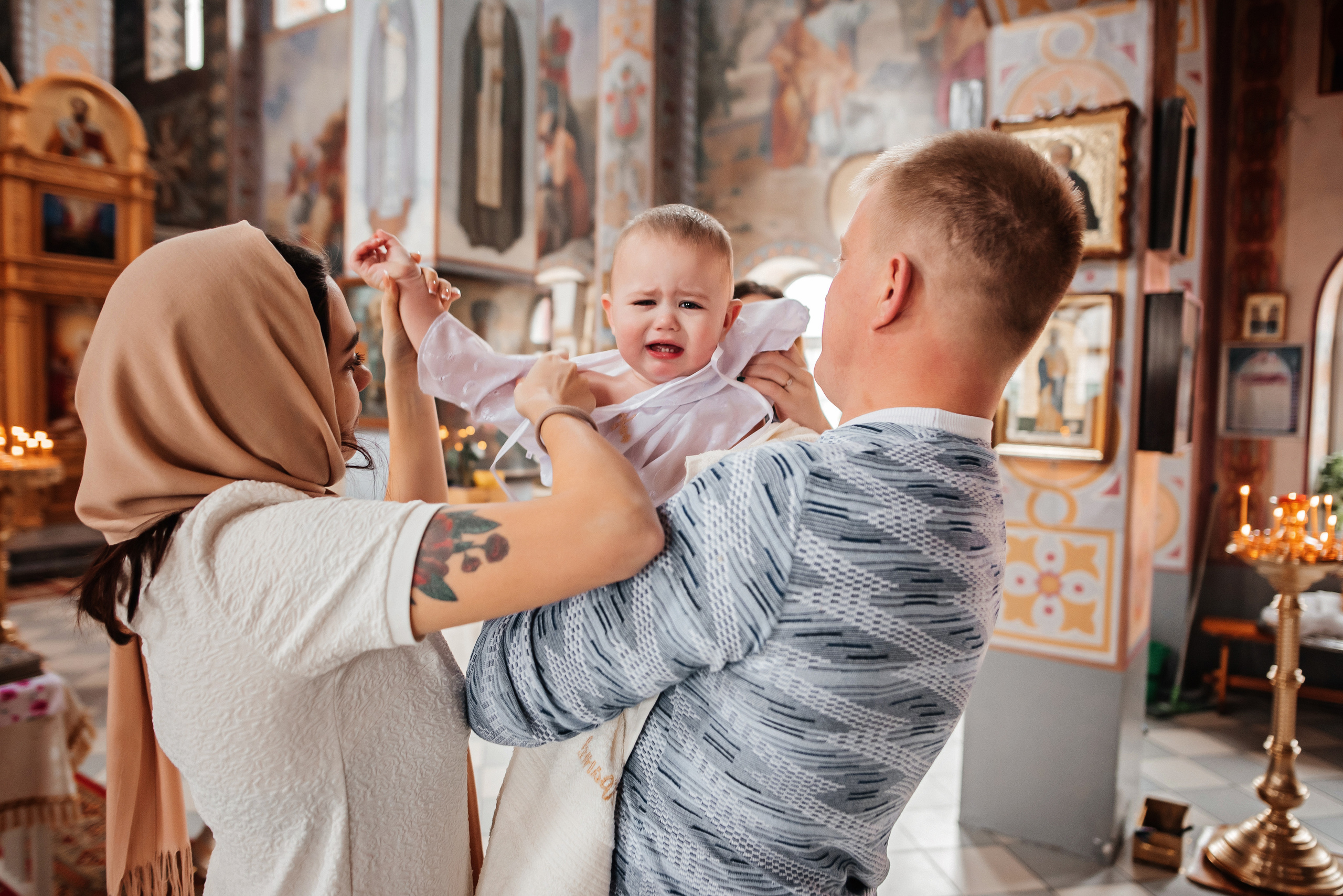 Крещение Ильи. Детский и семейный фотограф выпускной альбом Приморско-Ахтарск