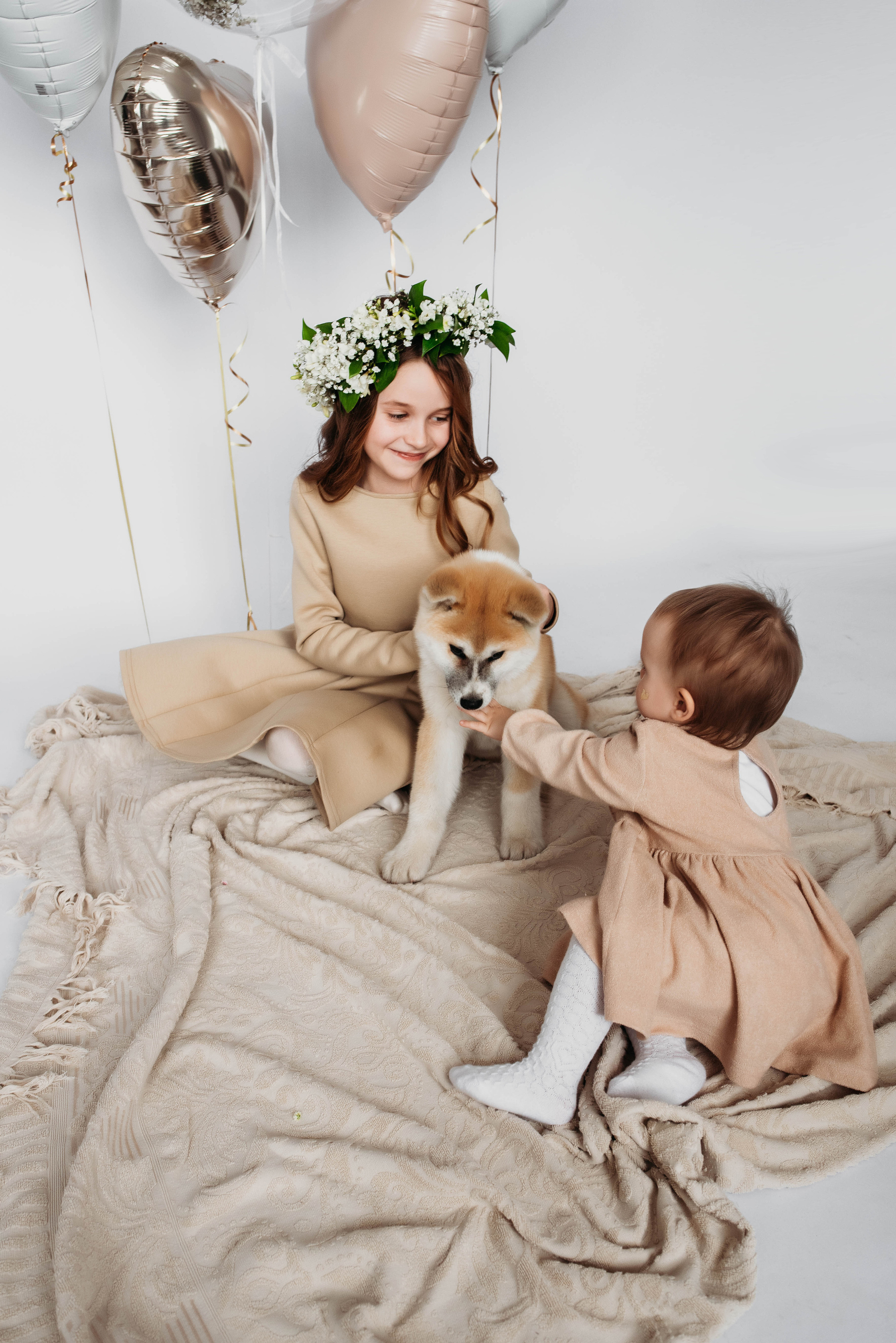 Фотодни со щенком. Детский и семейный фотограф выпускной альбом Приморско-Ахтарск