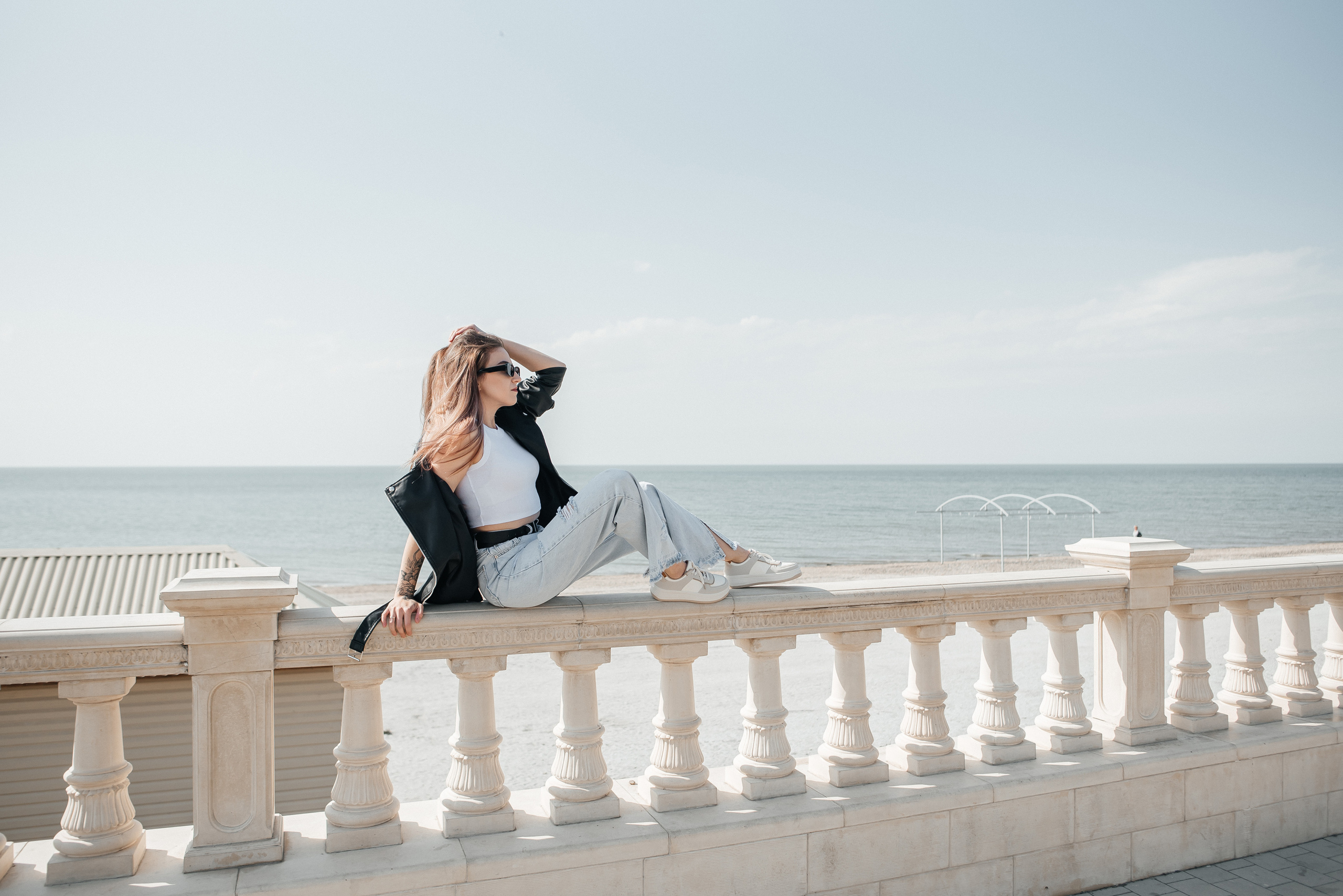 Екатерина прогулка на набережной. Детский и семейный фотограф выпускной альбом Приморско-Ахтарск