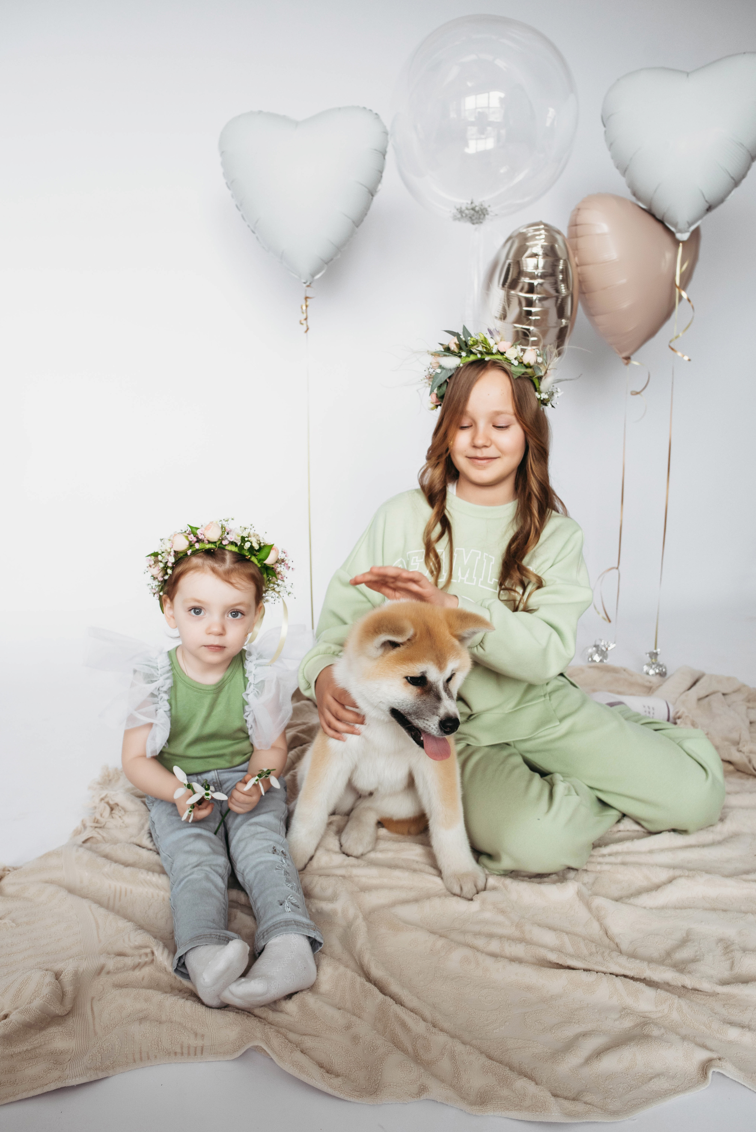 Фотодни со щенком. Детский и семейный фотограф выпускной альбом Приморско-Ахтарск