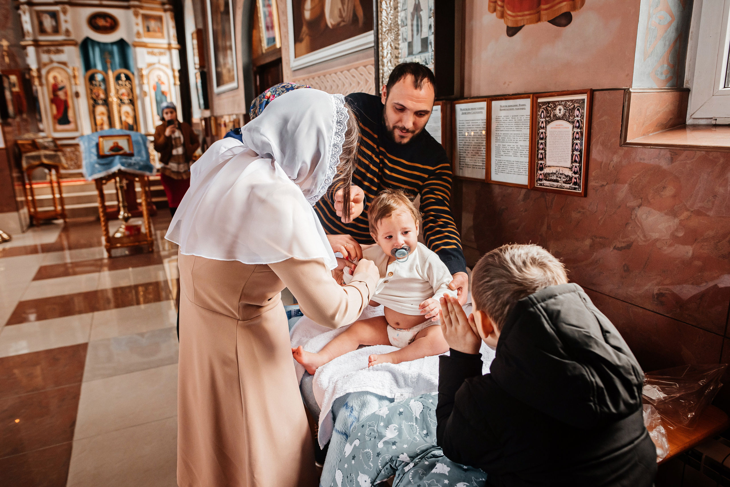 Крещение Марка. Детский и семейный фотограф выпускной альбом Приморско-Ахтарск