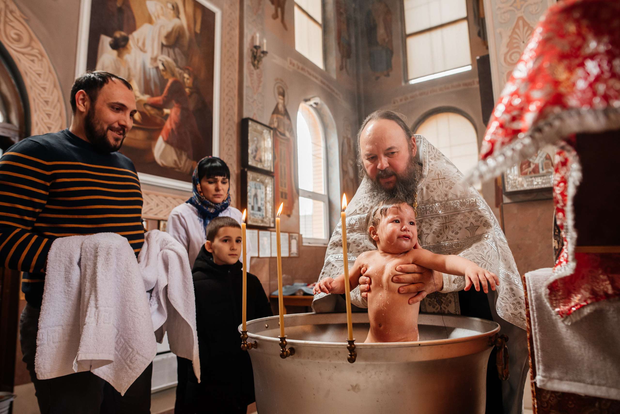 Крещение Марка. Детский и семейный фотограф выпускной альбом Приморско-Ахтарск