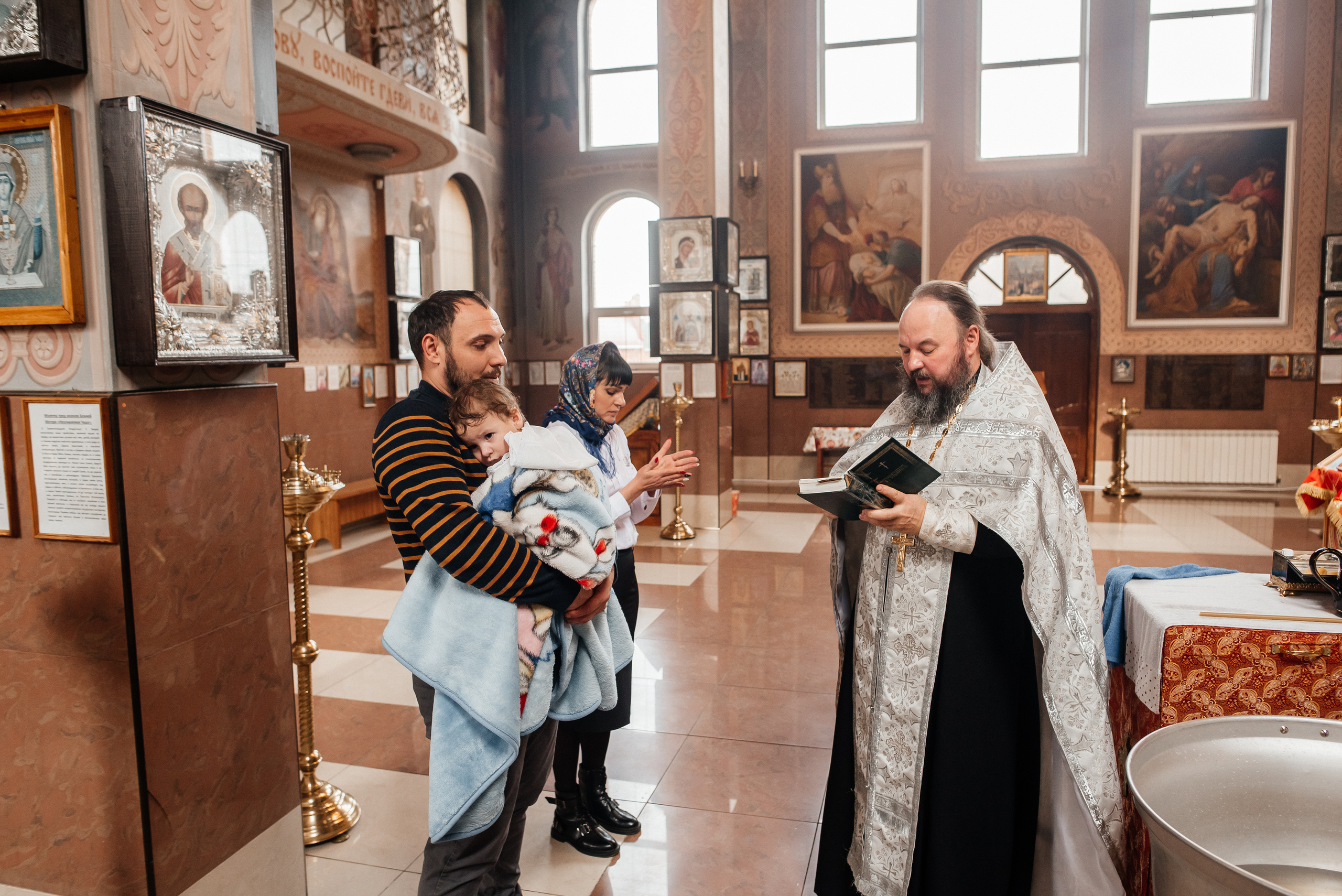 Крещение Марка. Детский и семейный фотограф выпускной альбом Приморско-Ахтарск