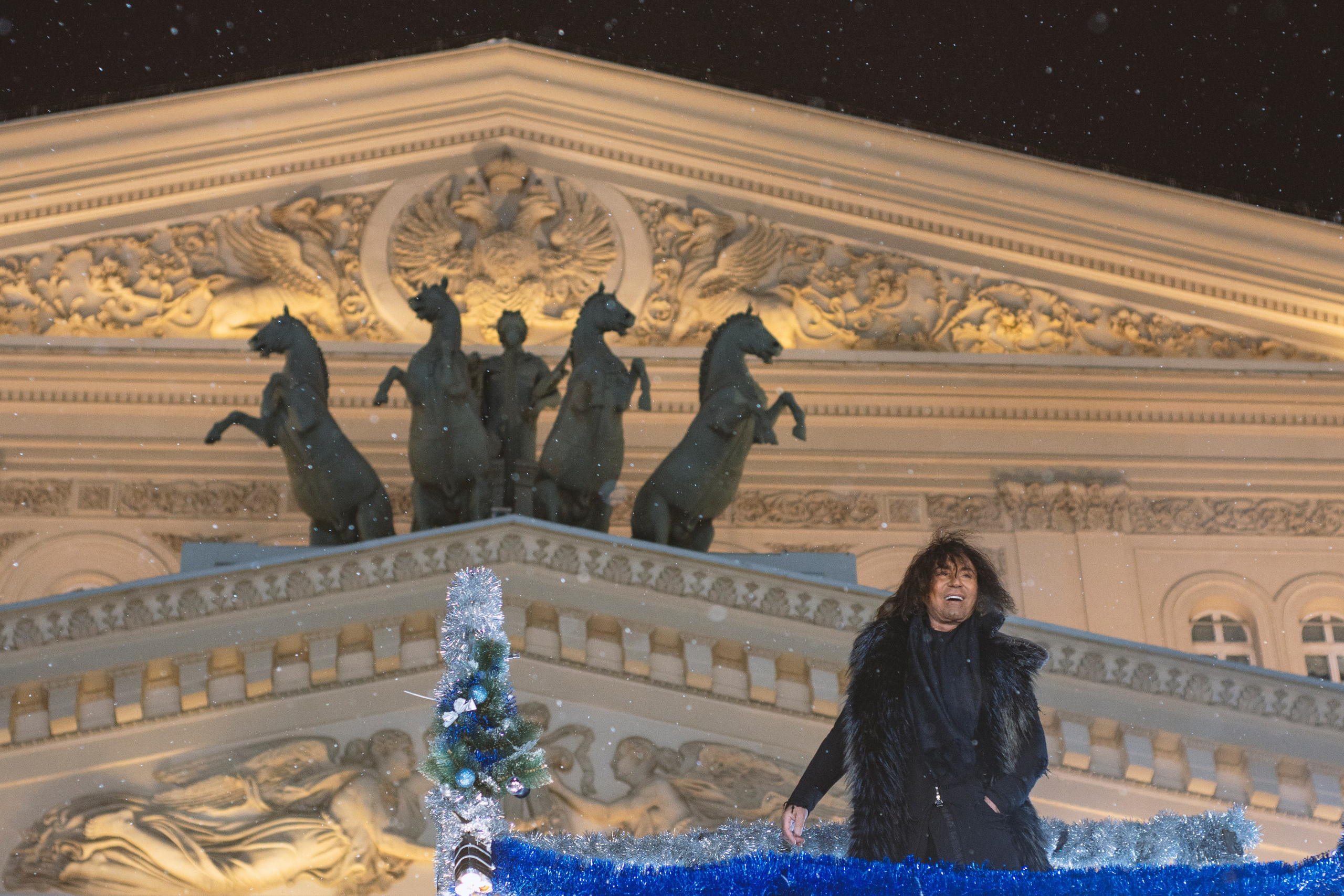 Валерий Леонтьев. Съемка «Новогодней ночи на Первом», 2019. Фотограф Ольга Пономарева