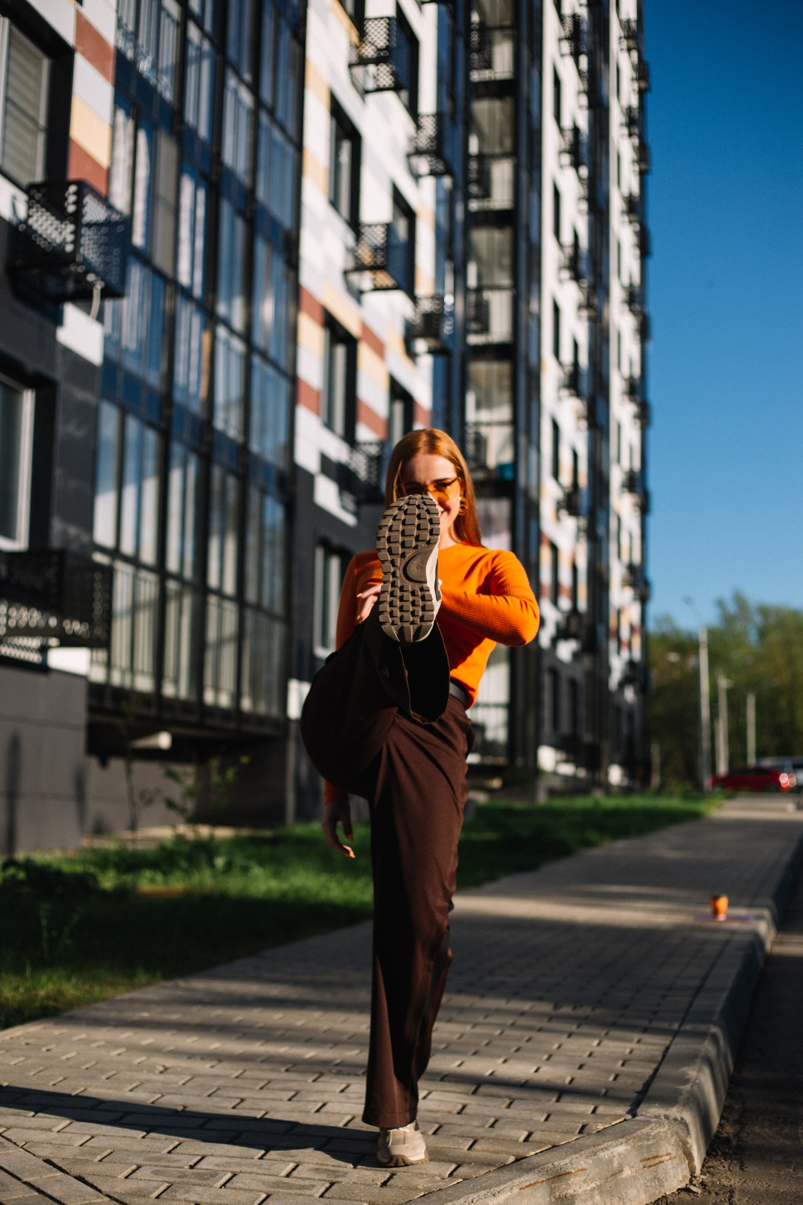 Аня, фотопрогулка в стиле VOGUE. Фотограф Дмитров и МО Валентина Халикова