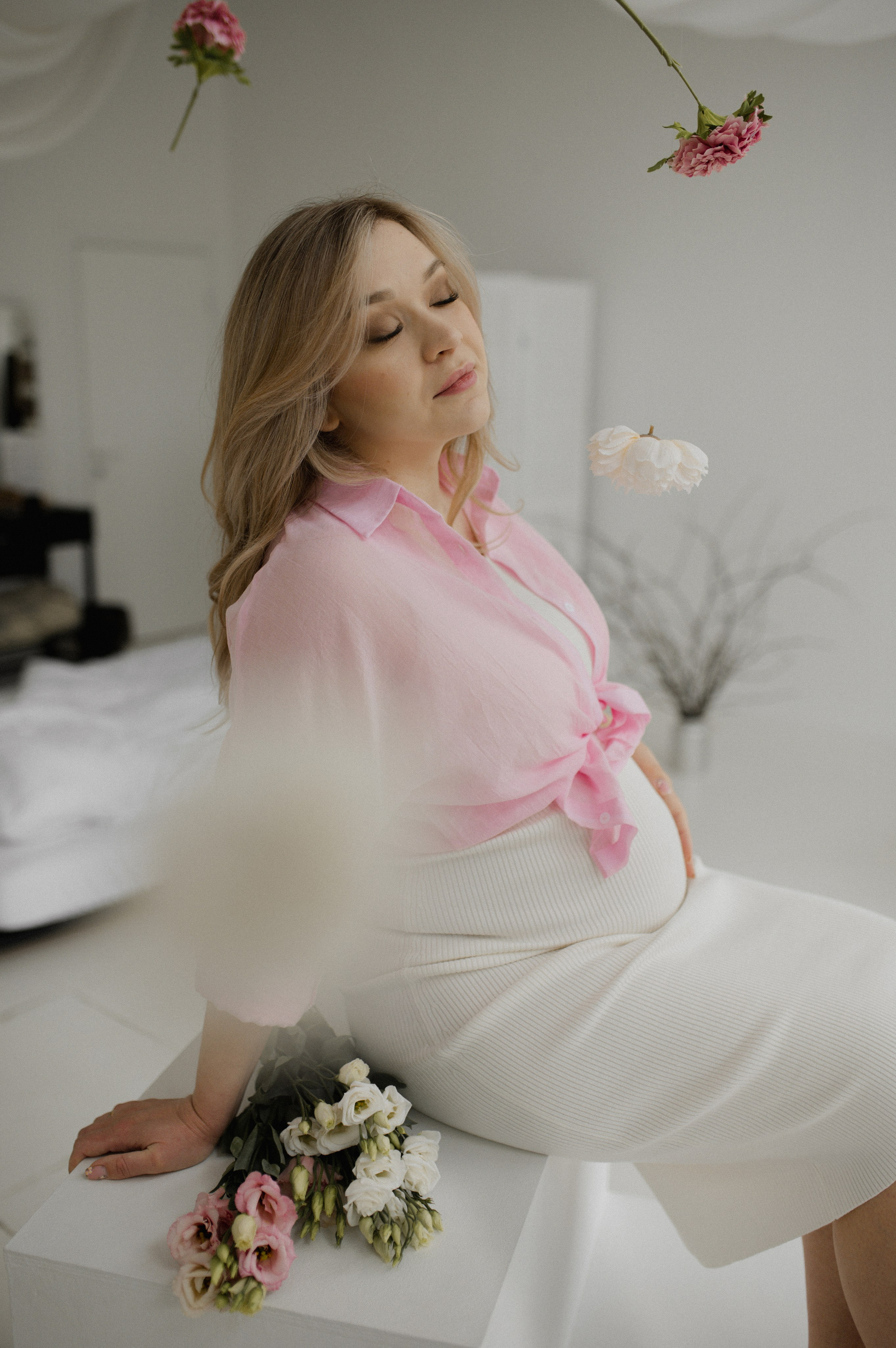 Оля в ожидании малыша. Семейная фотосессия Бутово Москва фотограф Алина Морщагина