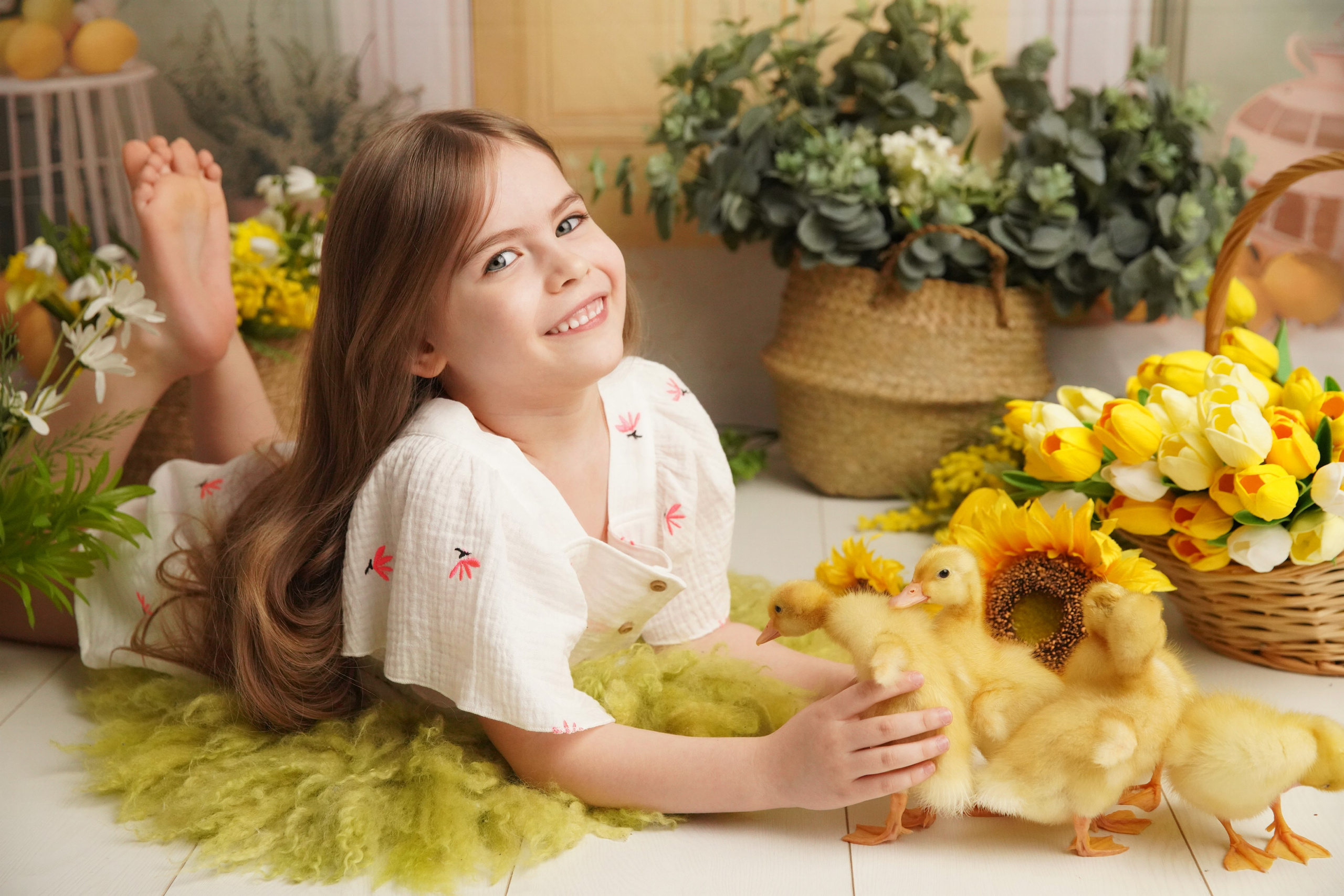 Утята. Фотограф новорожденных. Семейный и детский фотограф в городе Сургуте