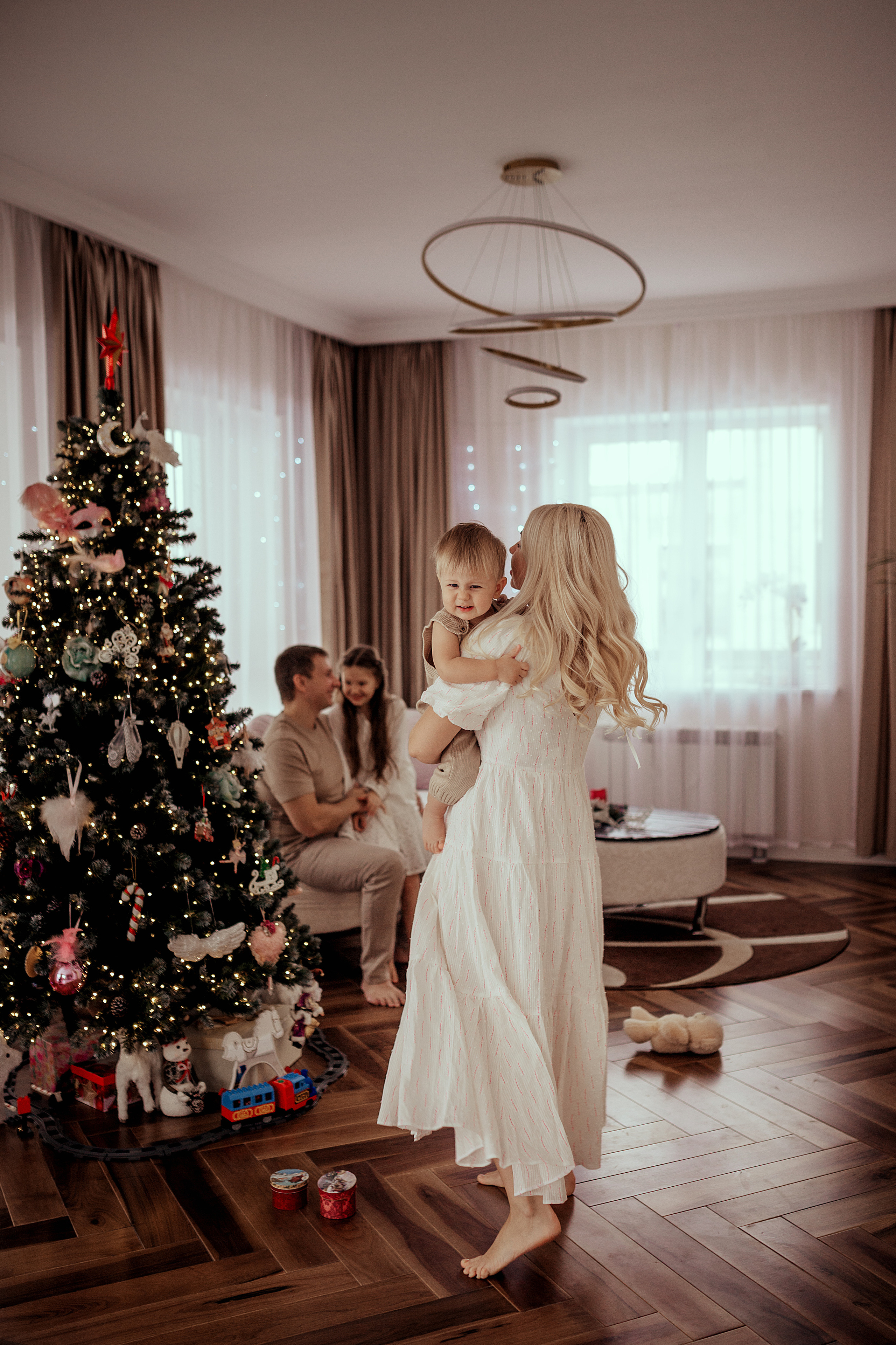 Новогодняя история дома. Семейный фотограф в Москве Натали Момот