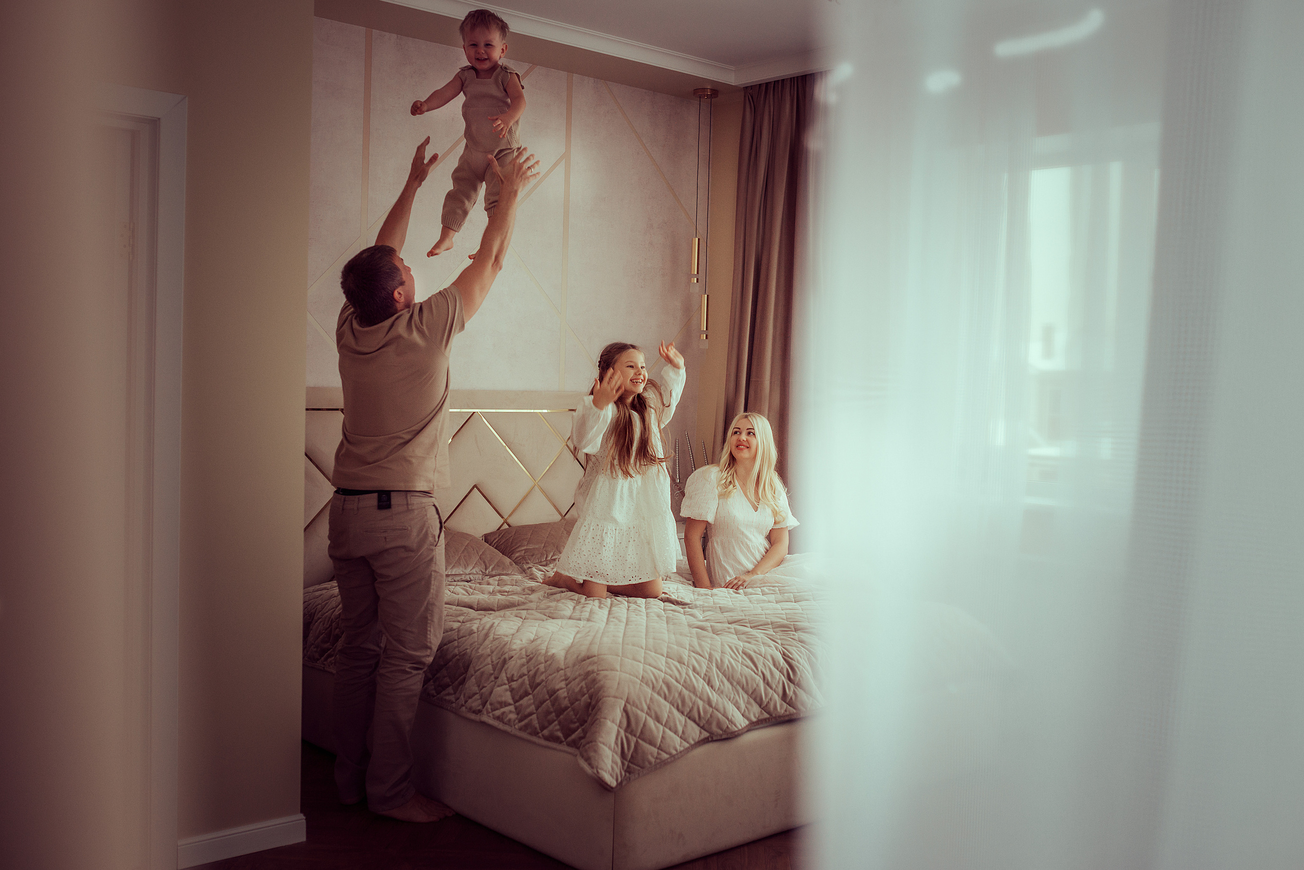 Новогодняя история дома. Семейный фотограф в Москве Натали Момот