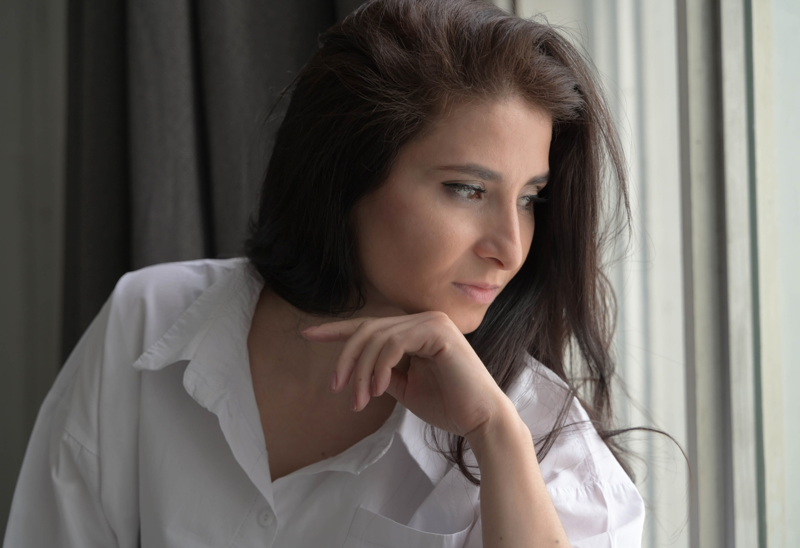 Женская фотосессия в студии для Аревик. Портретный фотограф в Москве Казьмина Олеся