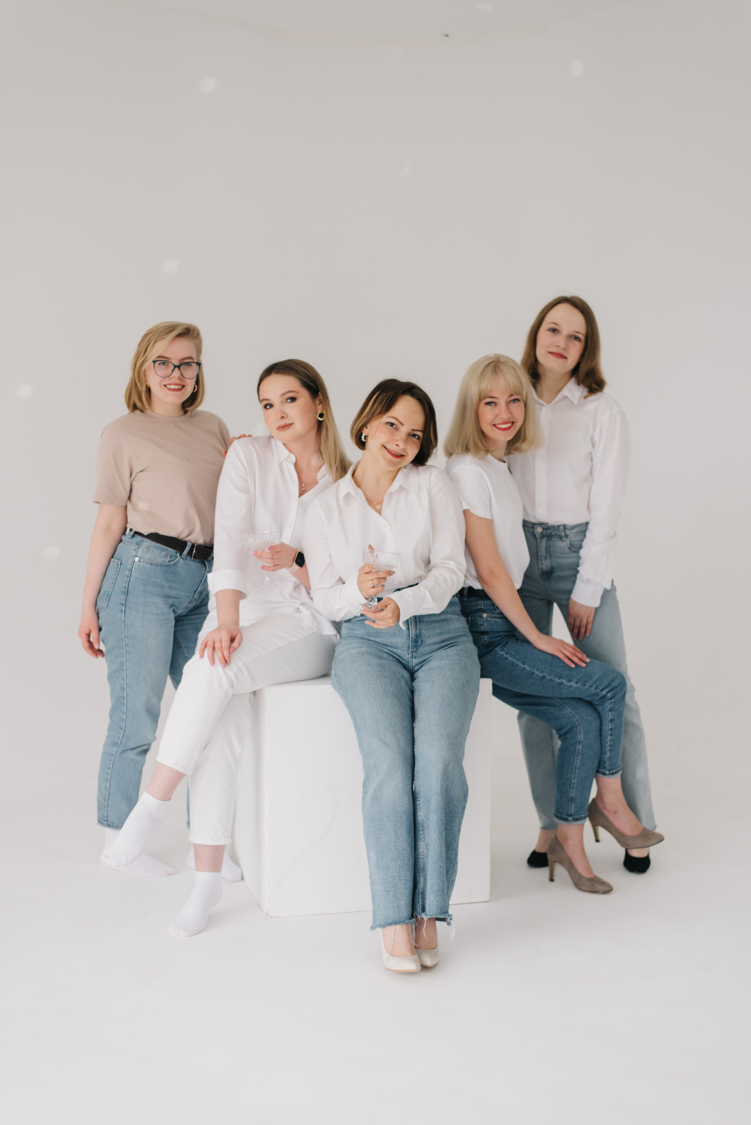 Мария и подруги. Фотограф Архангельск