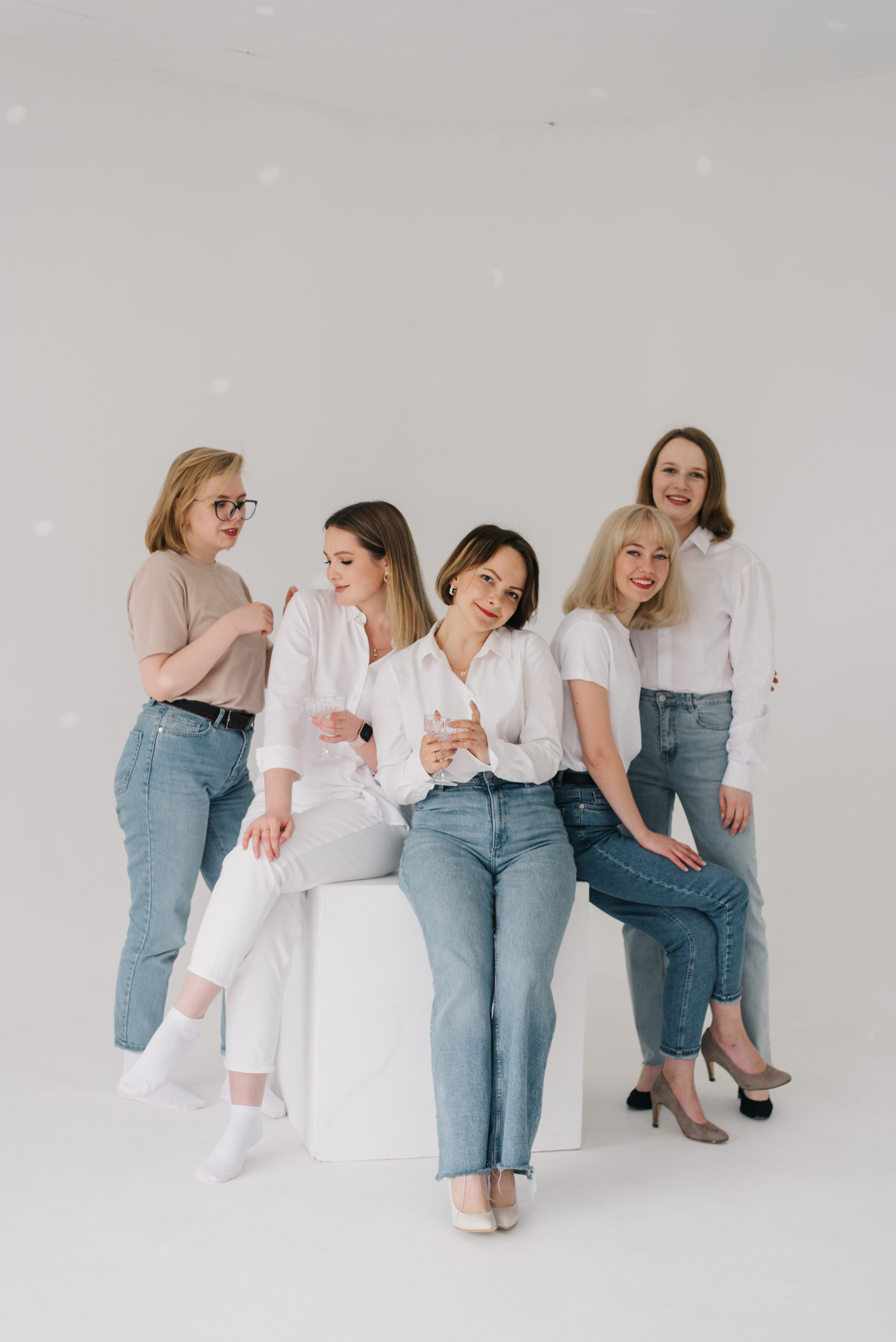 Мария и подруги. Фотограф Архангельск