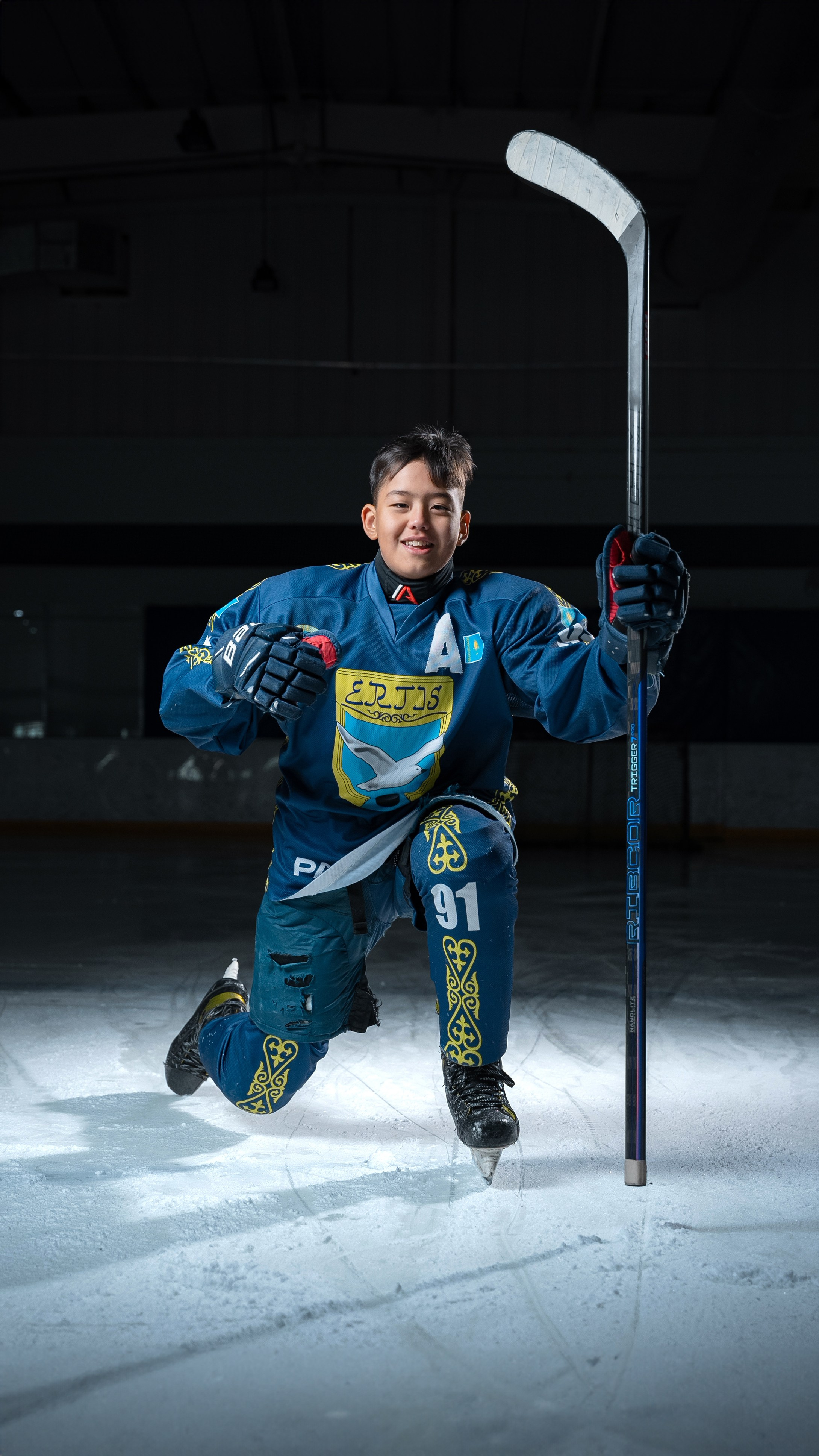 ЮНЫЕ ХОККЕИСТЫ. Портретный фотограф в Павлодаре Руслан Насыров