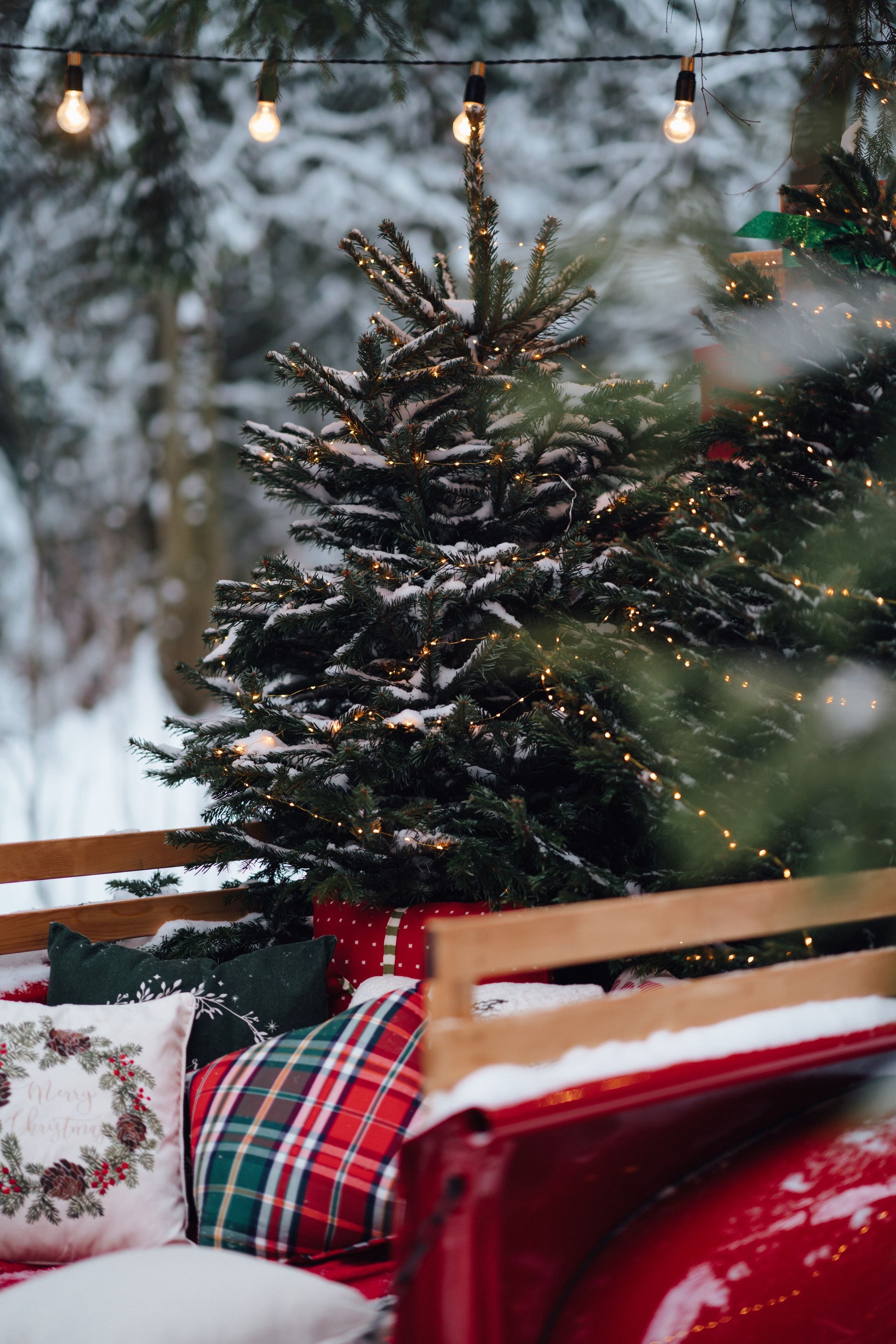 New Year. Red Car. Творческий фотограф взрослых и детей в Москве Анна Блифернец