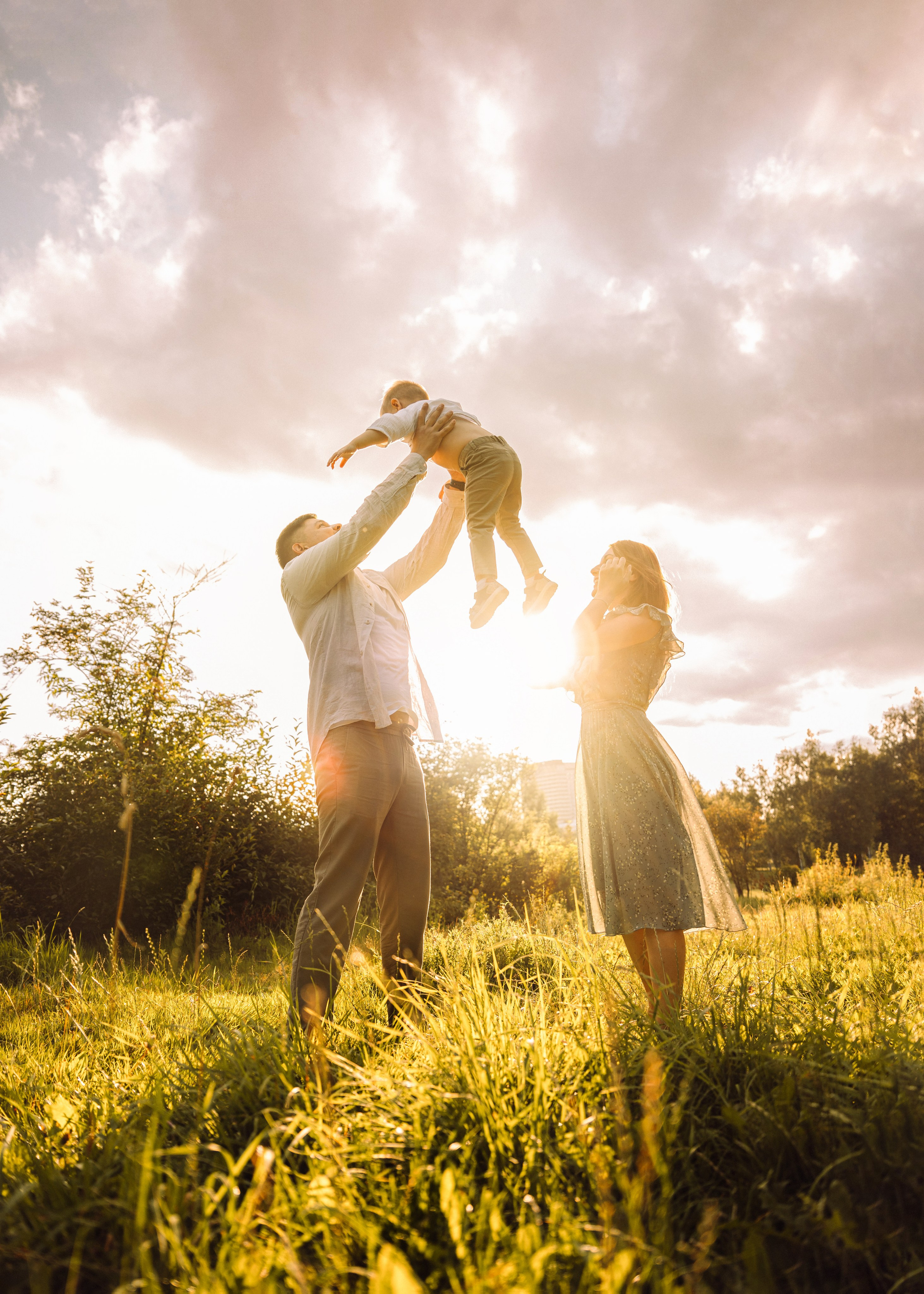 Полина, Николай и Андрюша. Семейный фотограф В Москве Александра Дейкун
